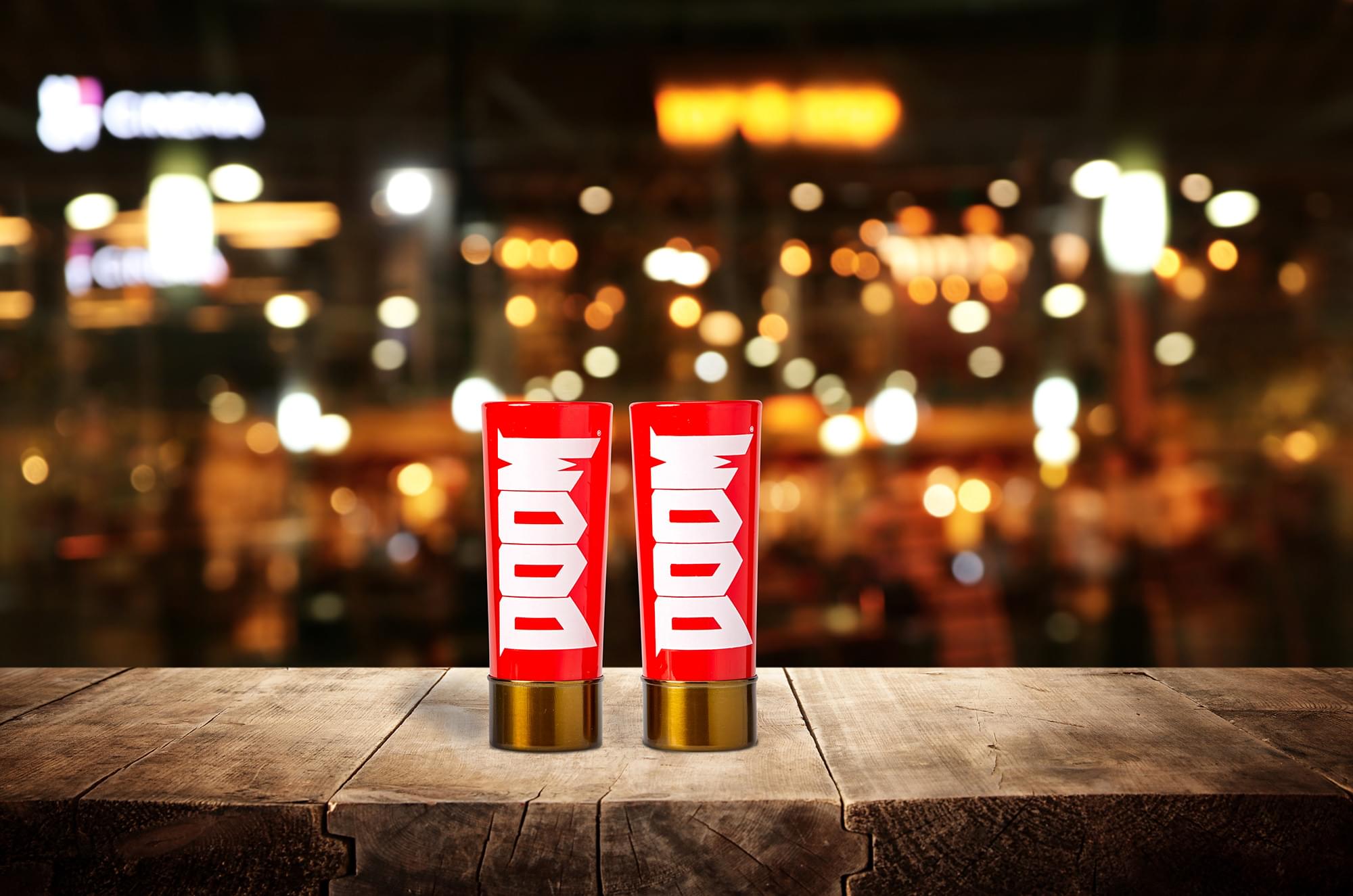 DOOM Shotgun Shell 2oz Shot Glasses - Set of 2: The Ultimate Gaming Drinkware