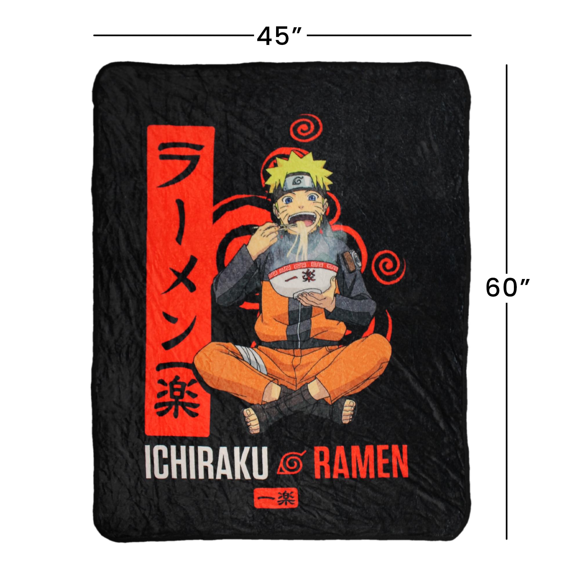Naruto Shippuden Ichiraku Ramen Ultra-Soft Fleece Throw Blanket