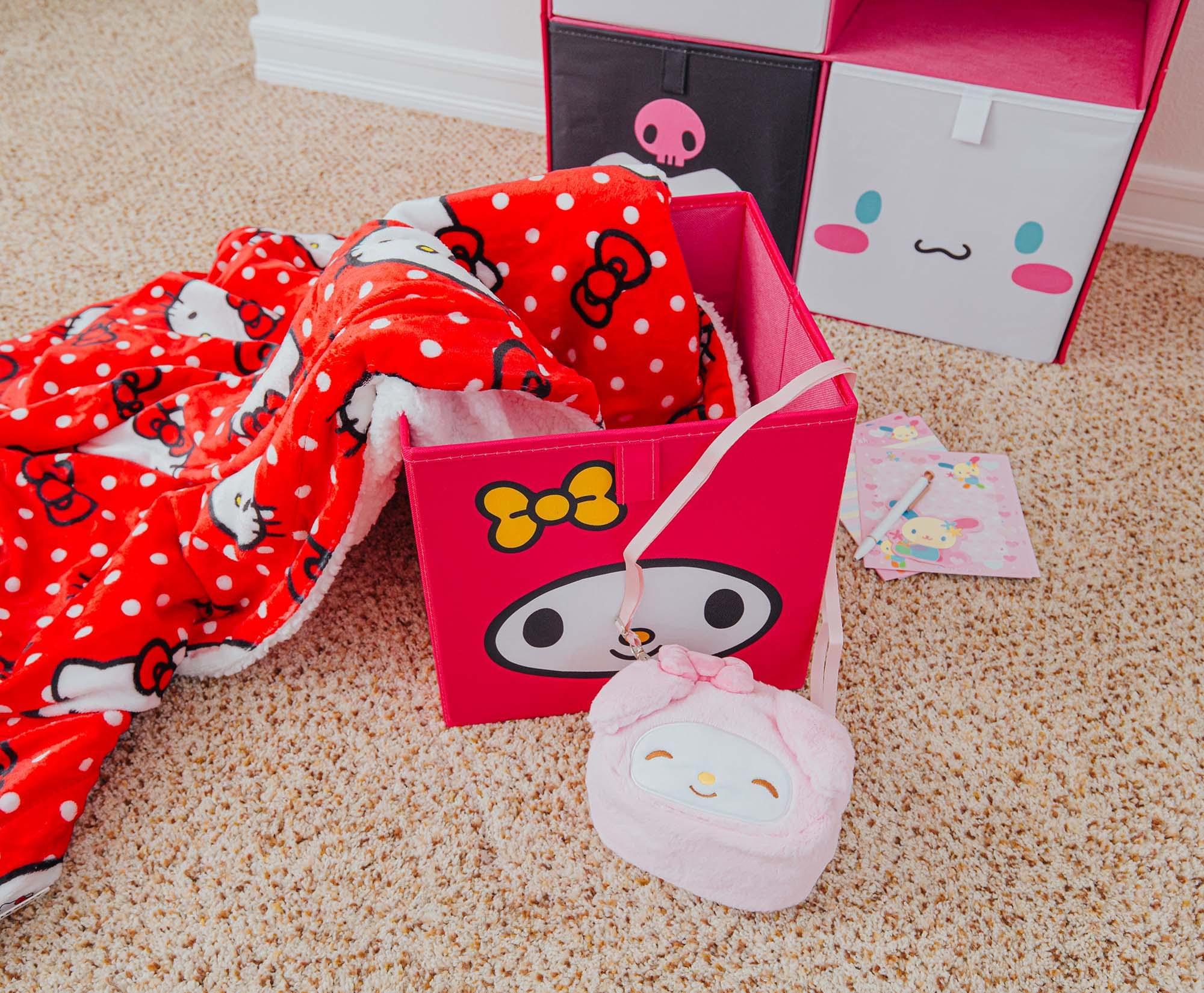 Sanrio 11-Inch Hello Kitty & Friends Storage Bin Set of 4