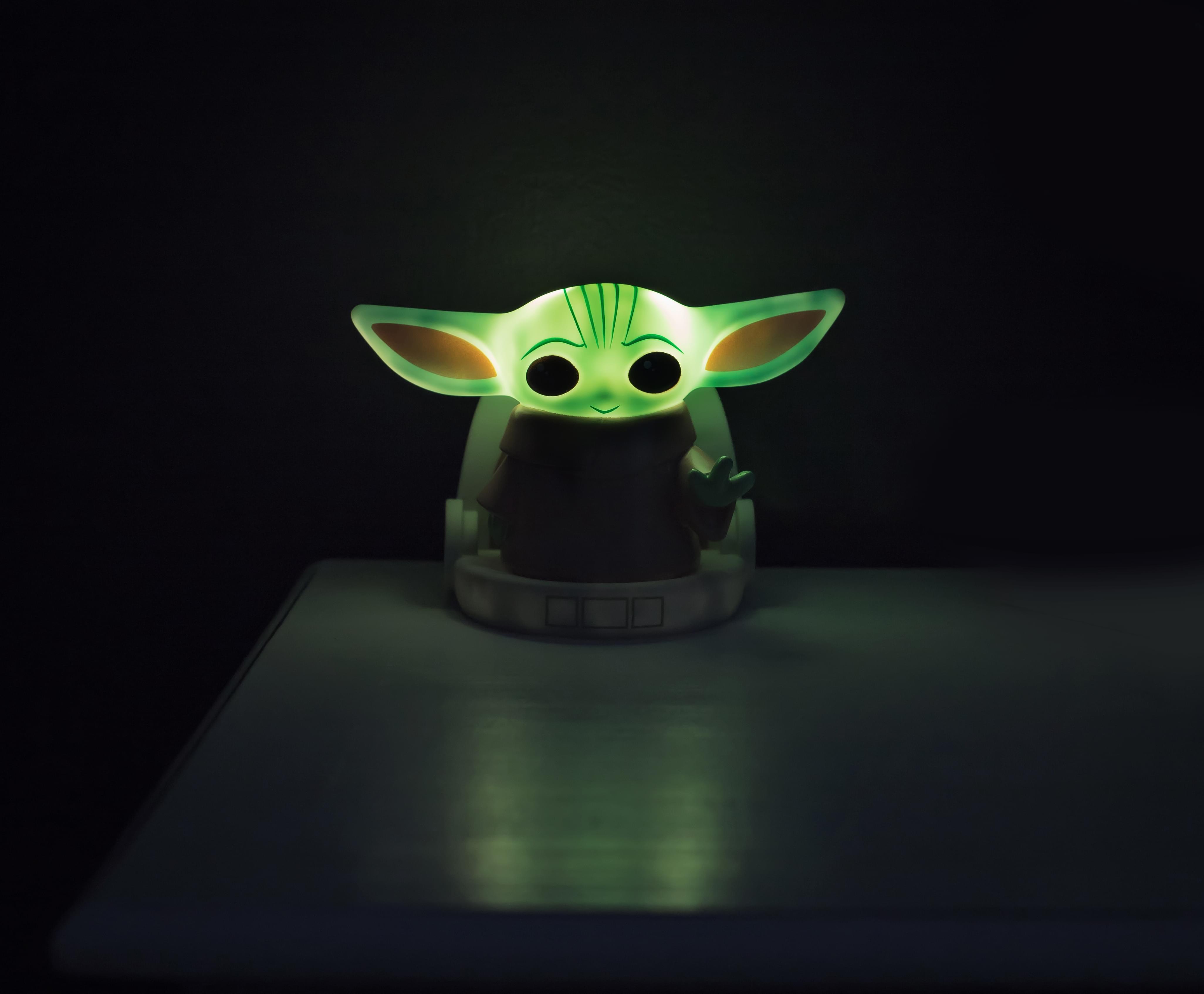 The Mandalorian's Baby Yoda 6-Inch LED Mood Light - Light Up Your World with Cuteness!