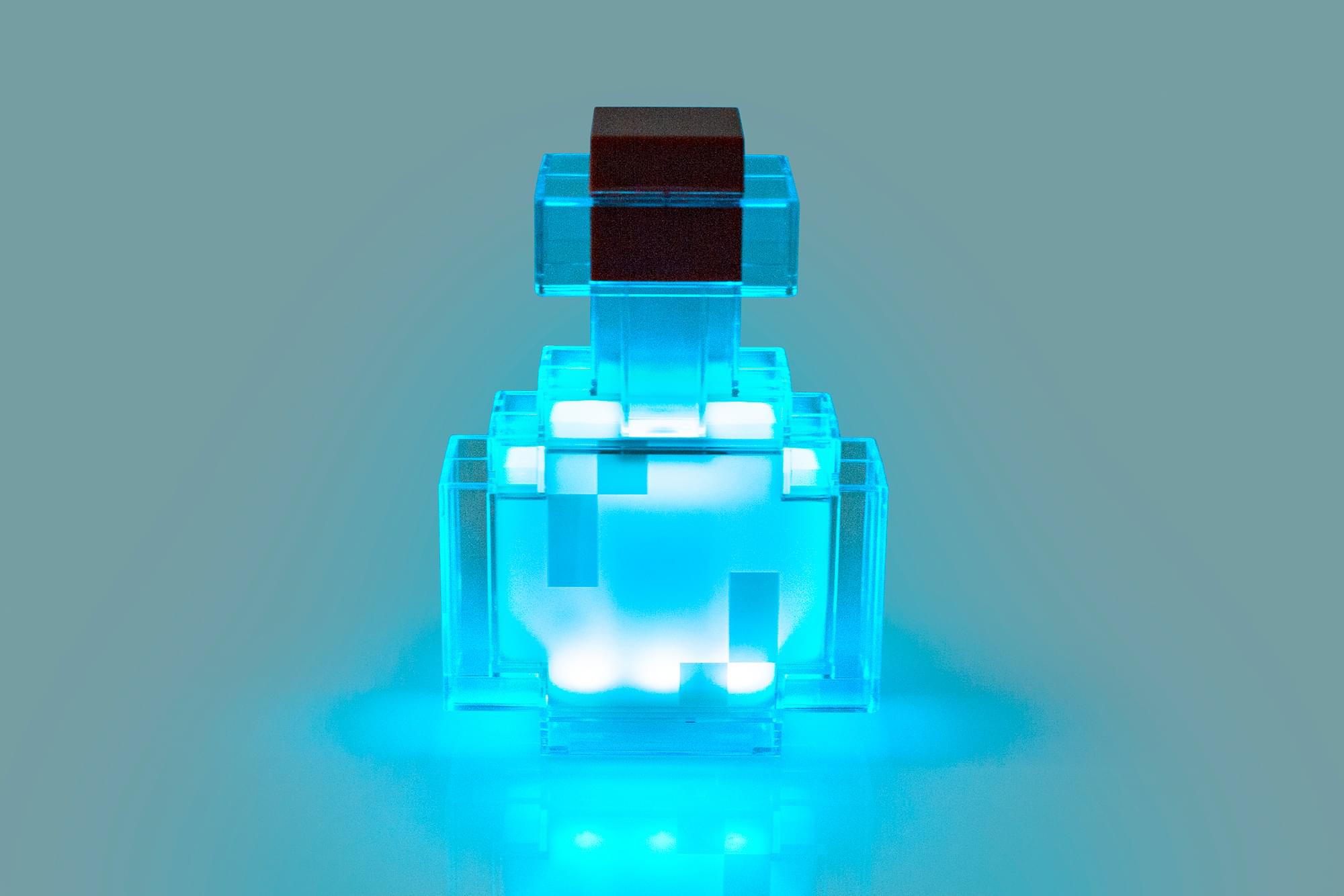 Minecraft 12-Inch LED Torch & 7-Inch Potion Set - Light Up Your World!