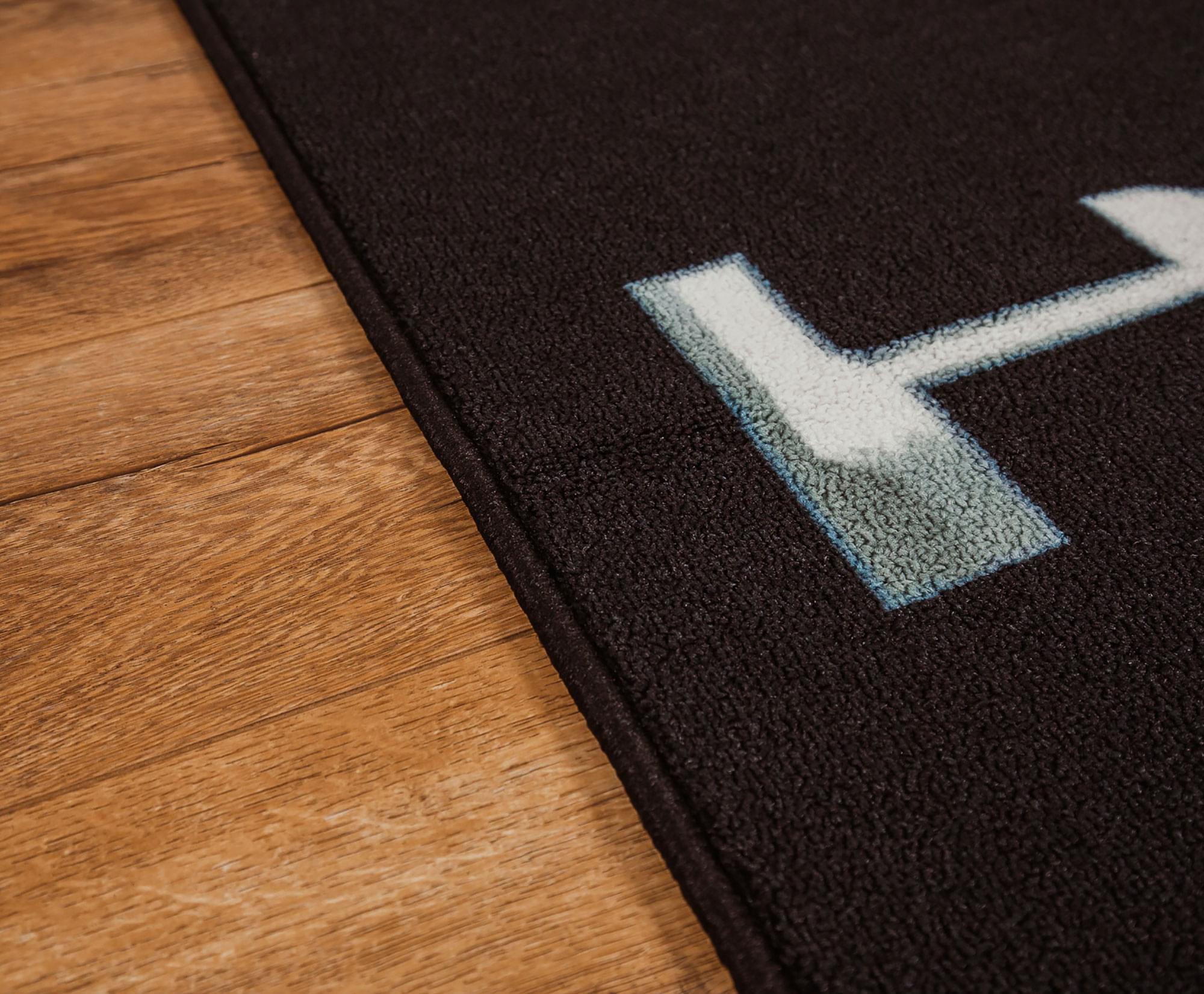Epic HALO Black Logo Rectangular Area Rug - 36 x 52 Inches