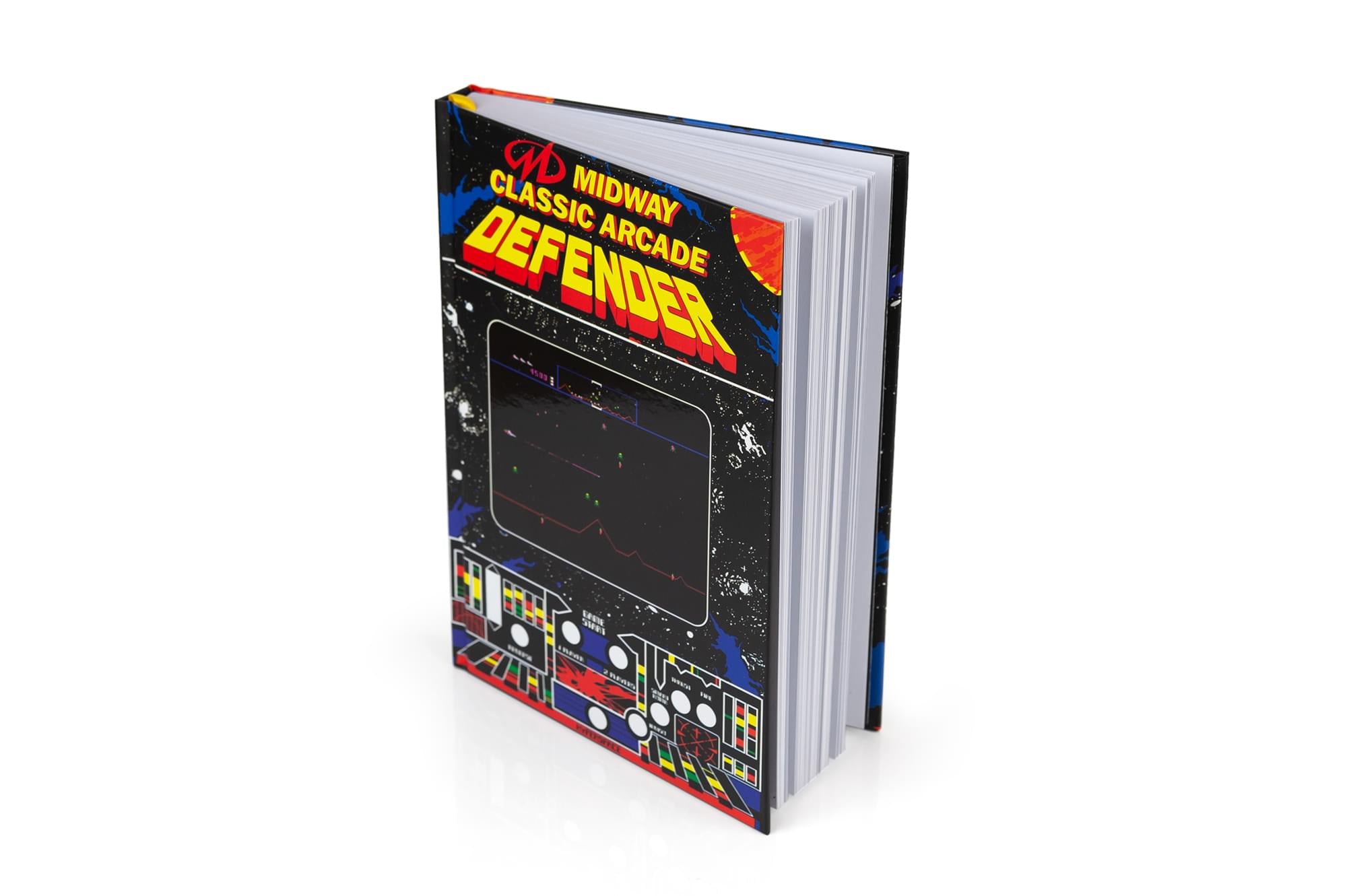 Defender-Inspired Midway Arcade Games Hardback Journal