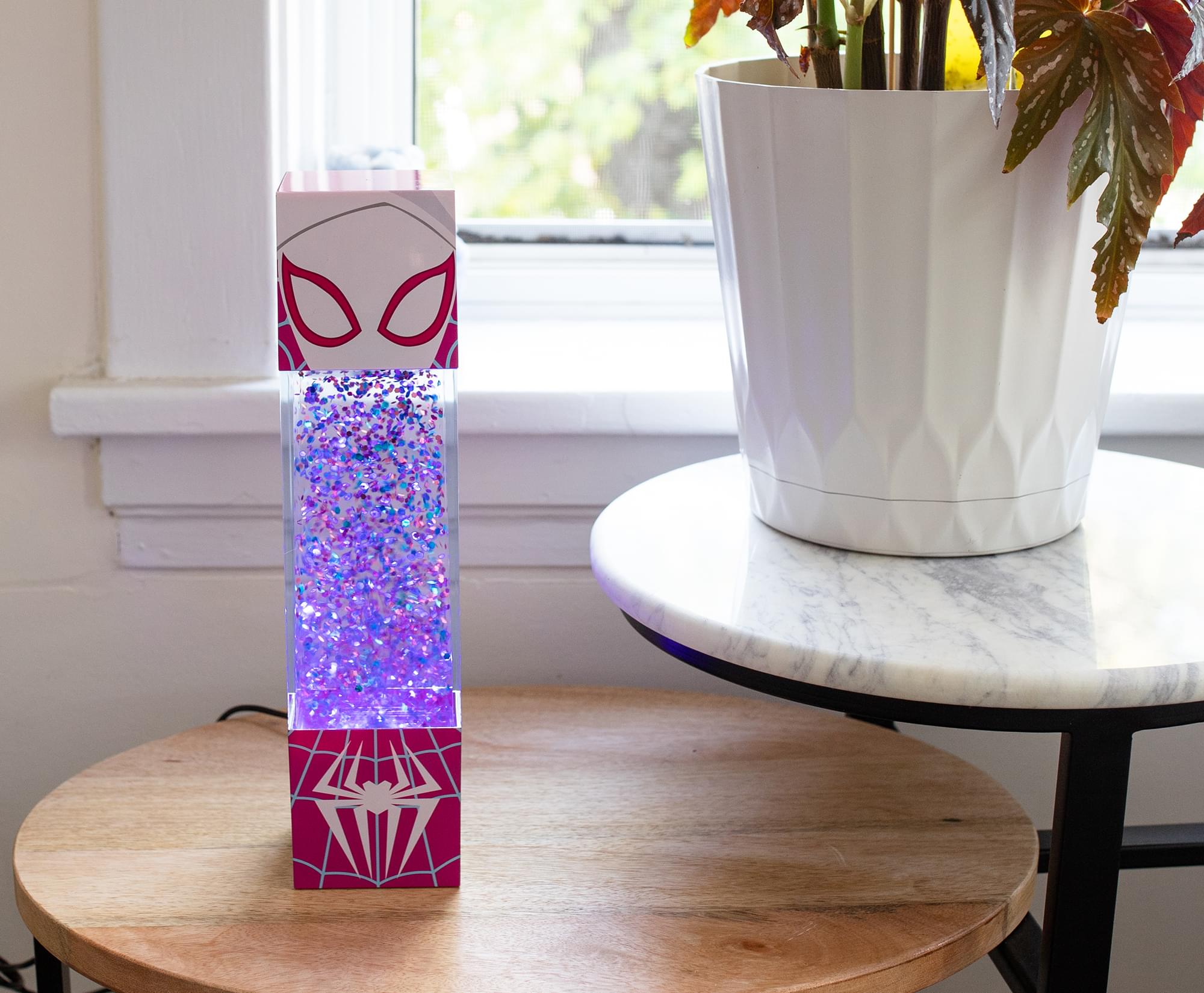 Glittering Marvel Spider - Gwen USB - Powered Motion Light - 12 Inches