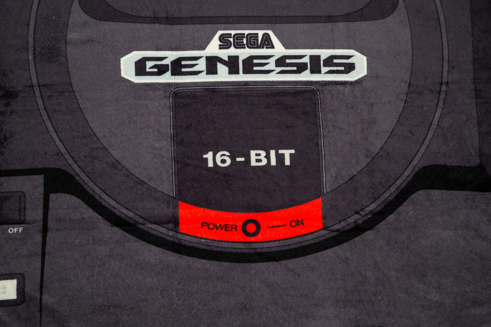 Retro Gaming Comfort: Sega Genesis-Inspired Fleece Throw Blanket