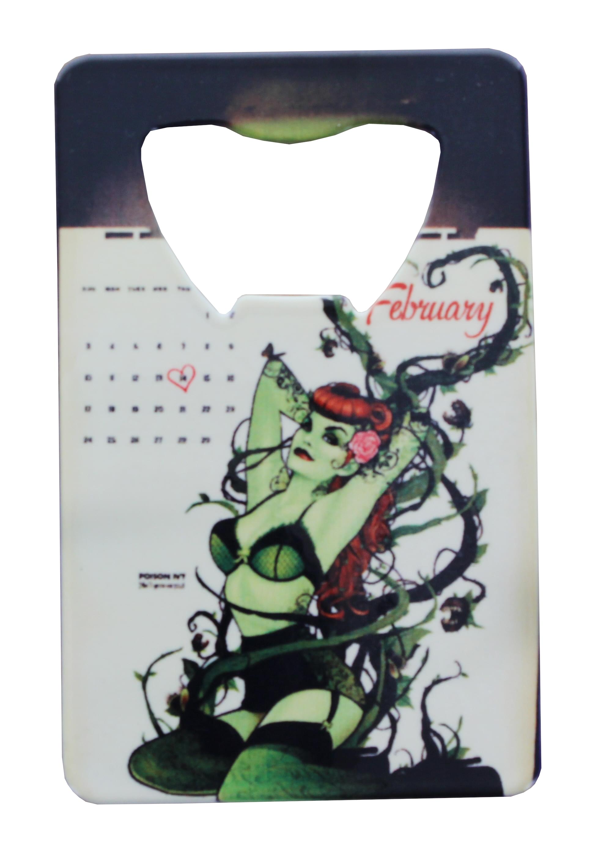 DC Comics Bombshells Poison Ivy Stylish Credit Card Bottle Opener