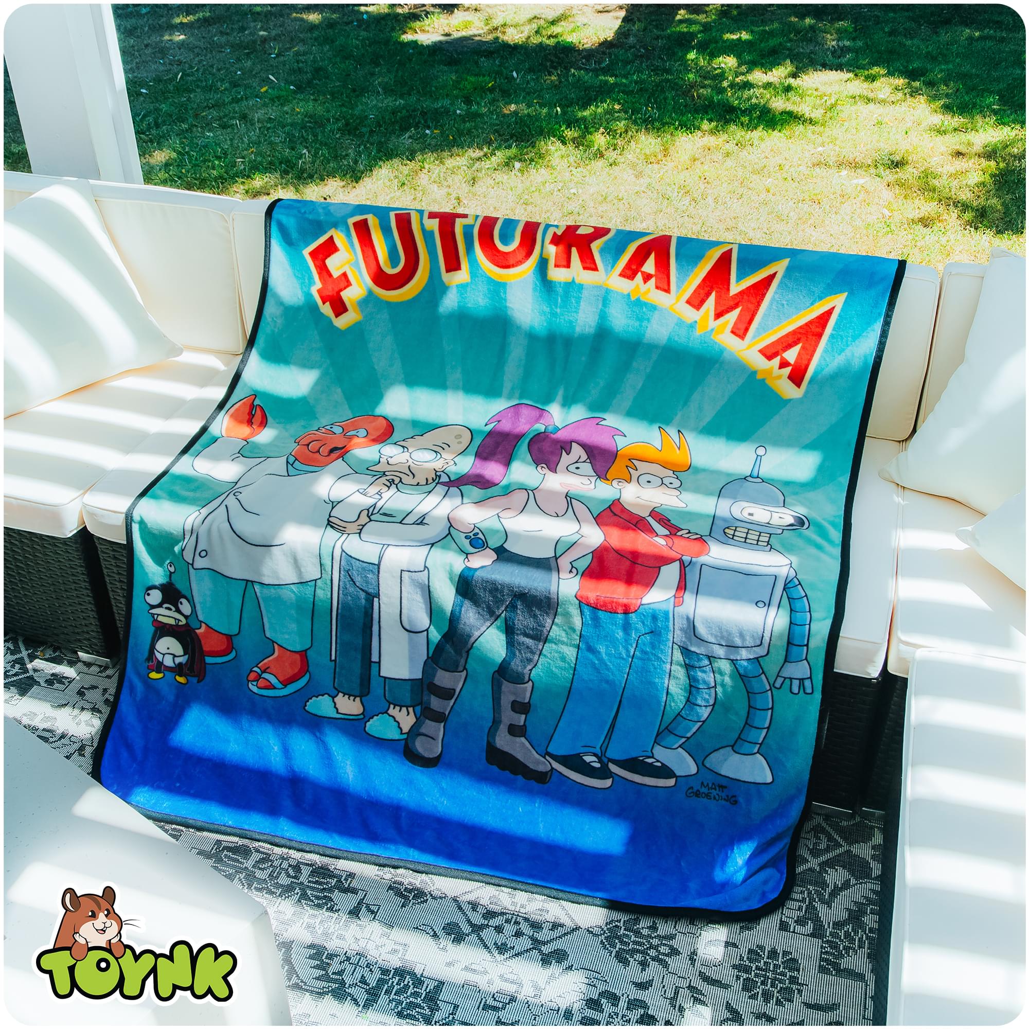 Futurama Hypnotoad Cozy Fleece Throw Blanket - 45 x 60 Inches