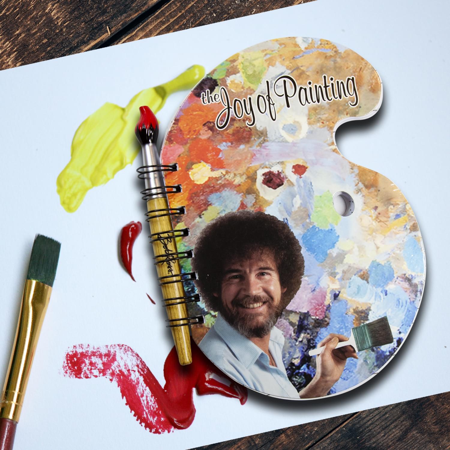 Bob Ross: The Joy of Painting Collector's Palette Journal & Brush Pen Set