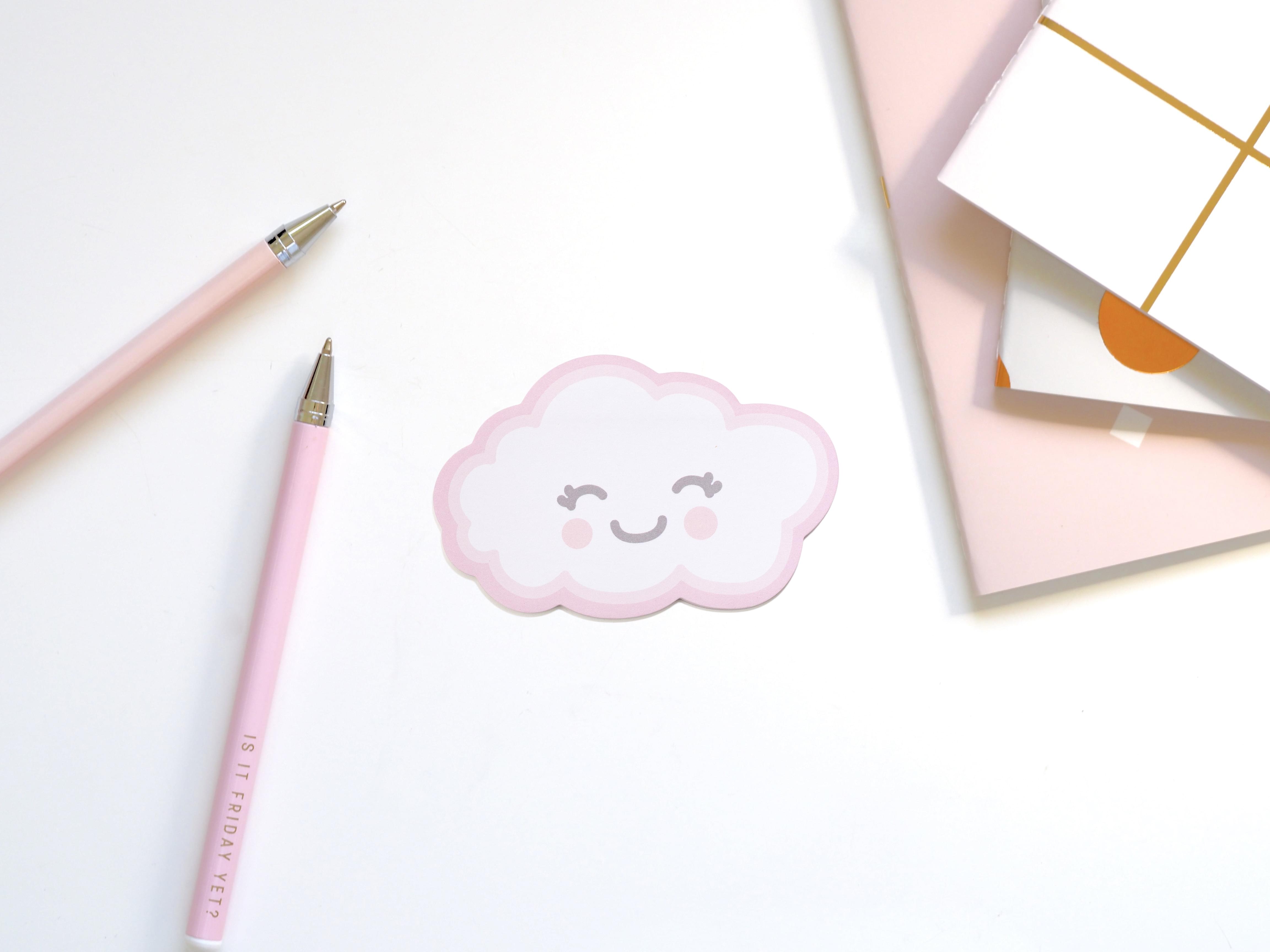 Glitter Galaxy Cloud - Sticky Notes