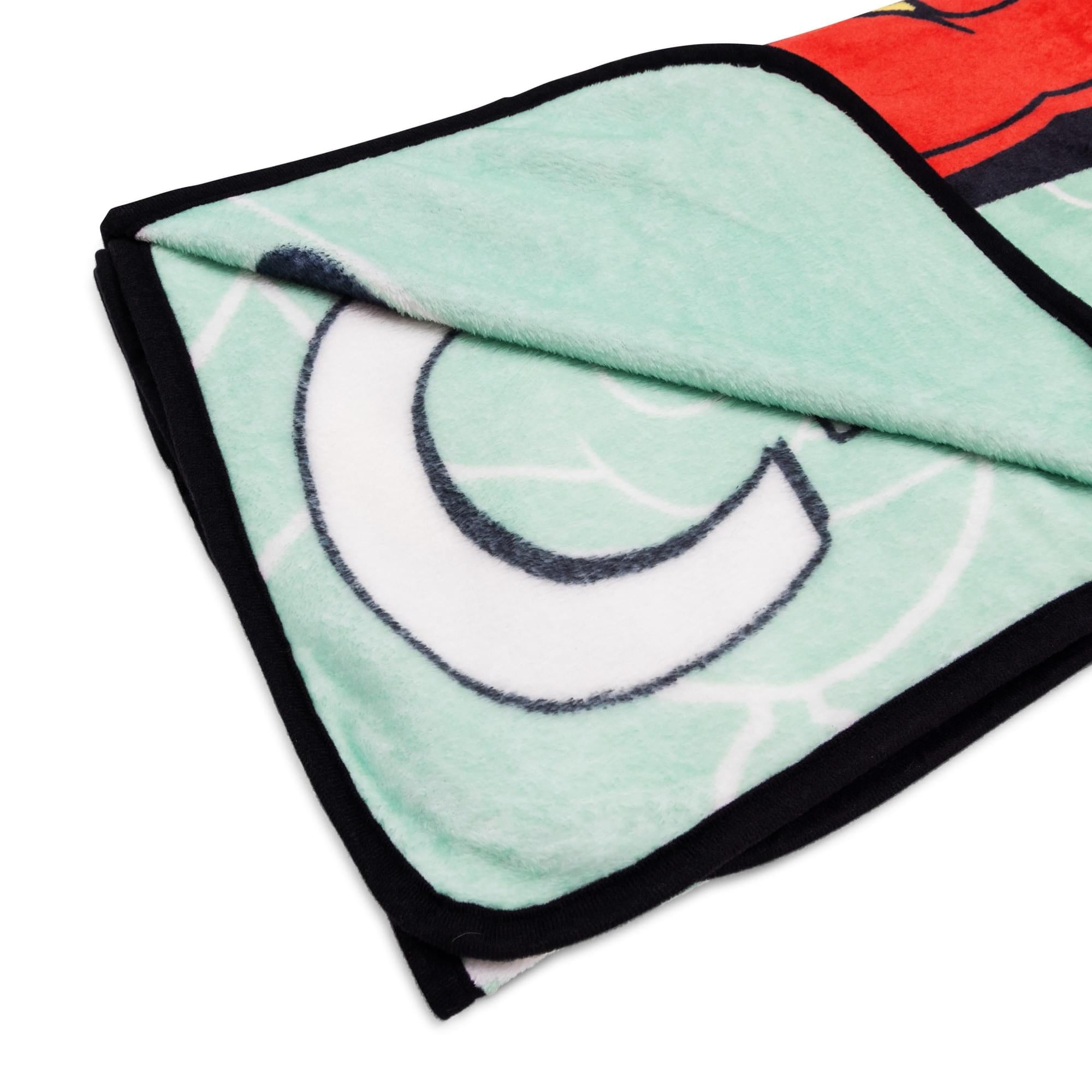 Cuphead Inspired Fleece Throw Blanket - 45 x 60 Inches