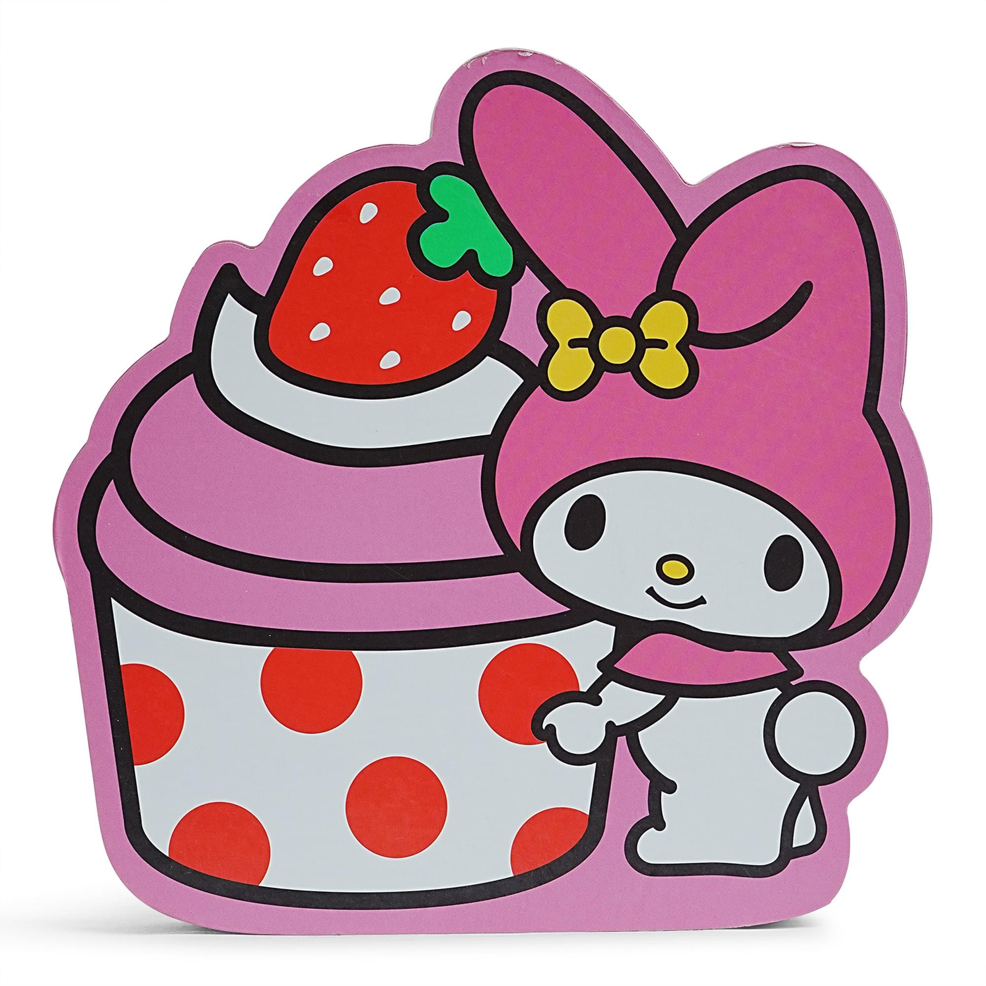 Sanrio My Melody Strawberry Cupcake Wall Art Sign - 7 x 8 Inches: Sweeten Your Space