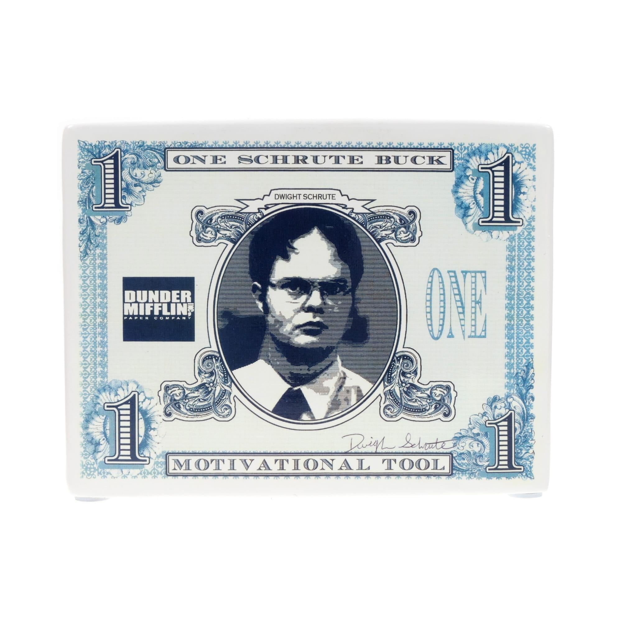 The Office Schrute Buck 8-Inch Ceramic Money Bank