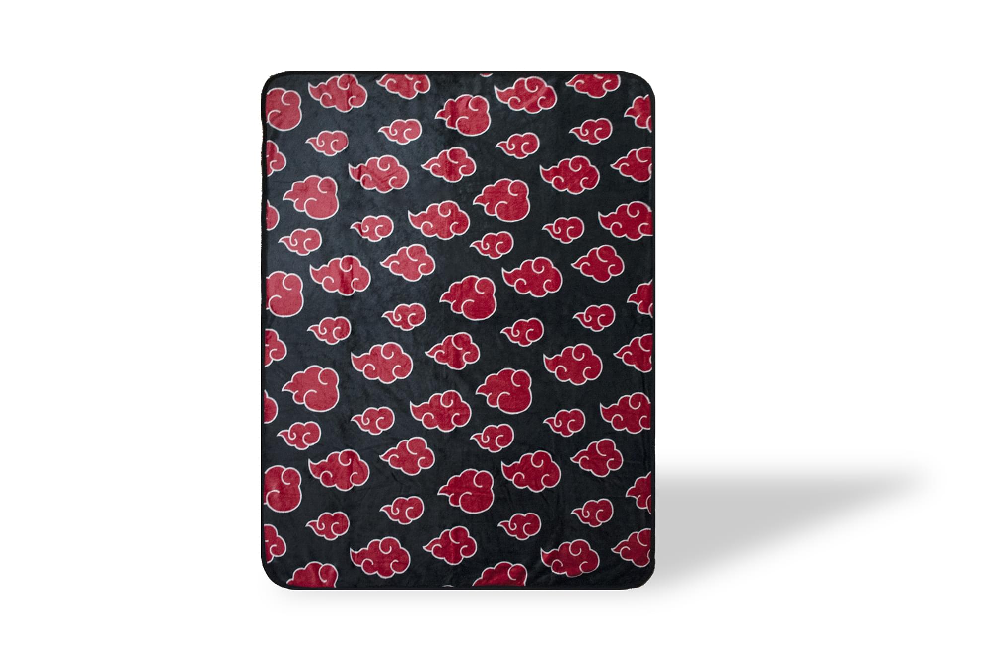 Naruto Shippuden Akatsuki Red Cloud Fleece Anime Throw Blanket - 60x45 Inches
