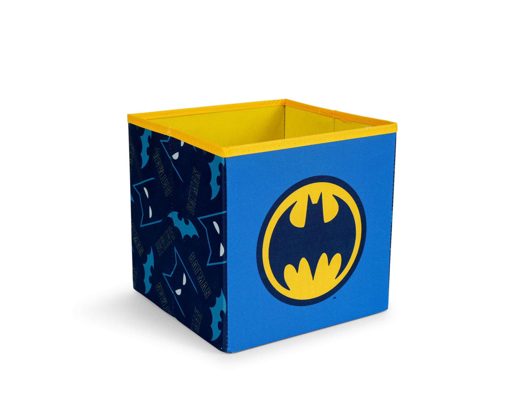 Epic DC Comics Batman Logo 11-Inch Storage Bin Cube Organizer