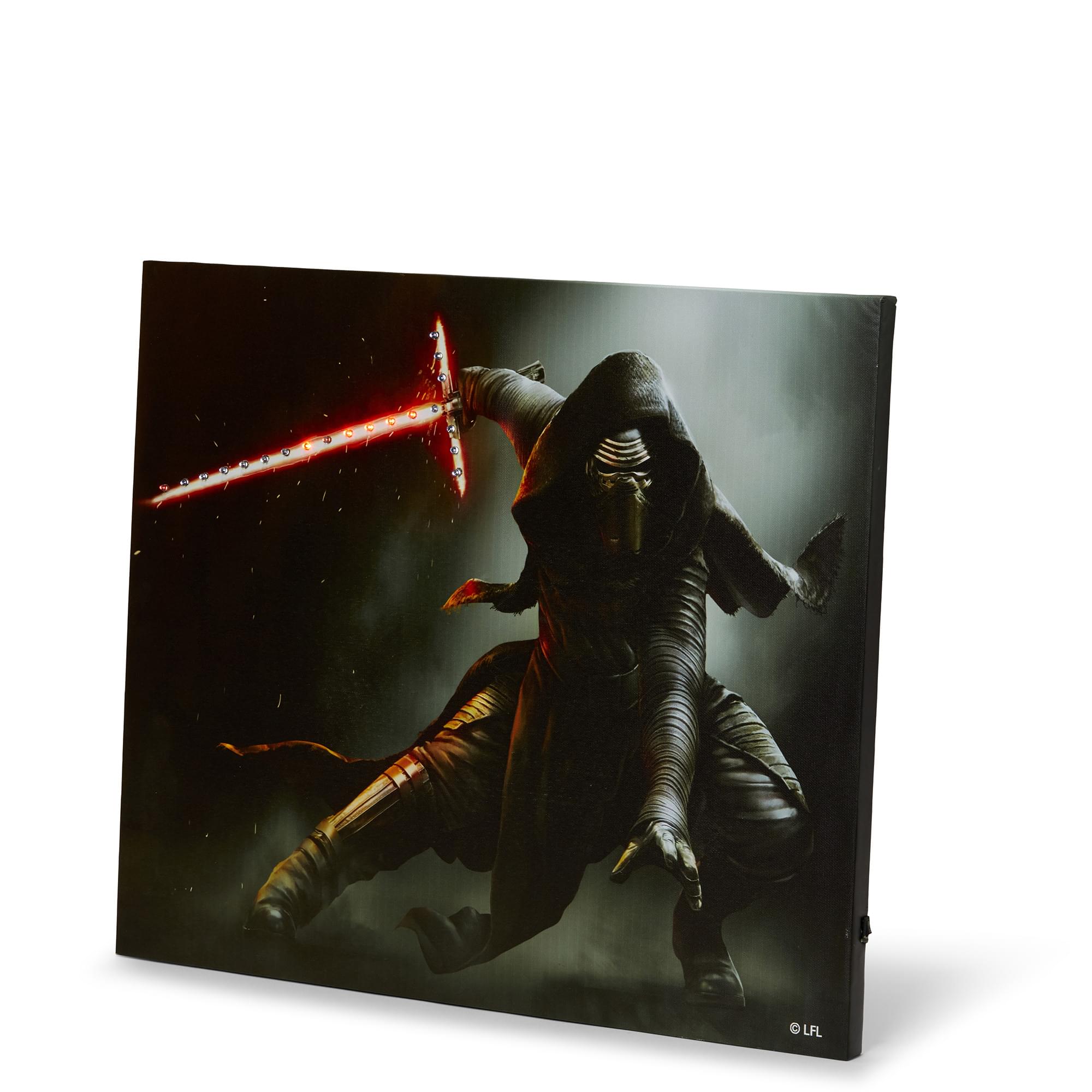 Illuminate Your Space with Kylo Ren Canvas Art