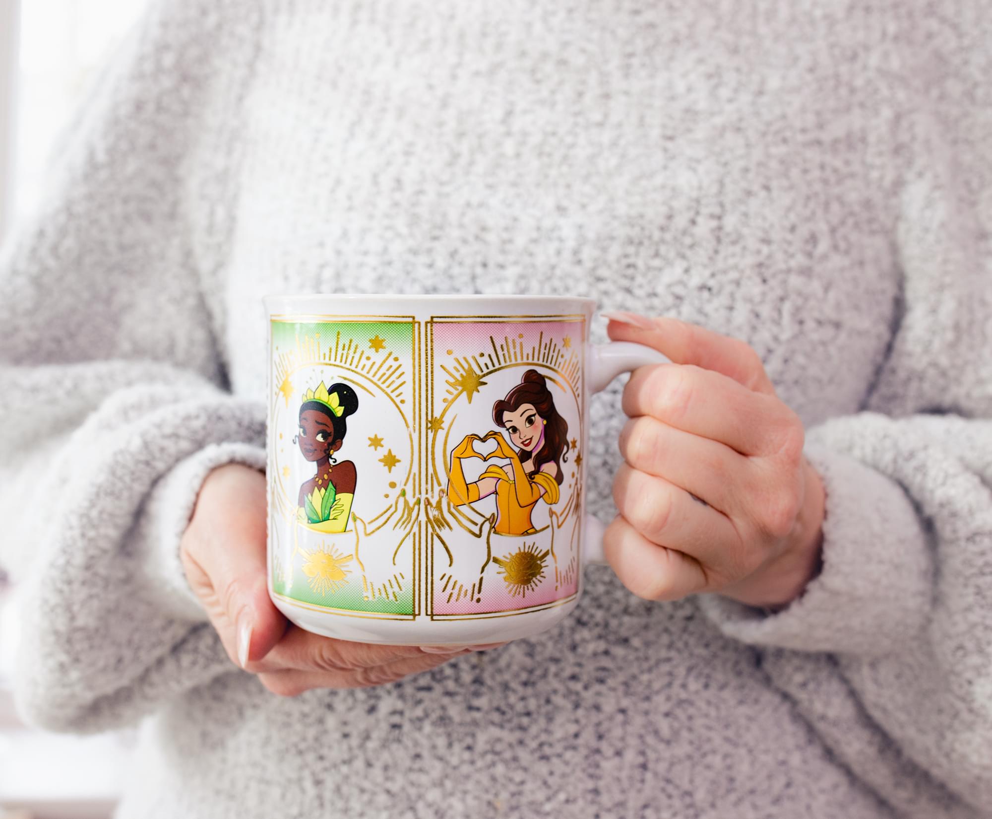 Disney Princess I Make My Own Magic Shimmer Ceramic Mug - 20 Ounces