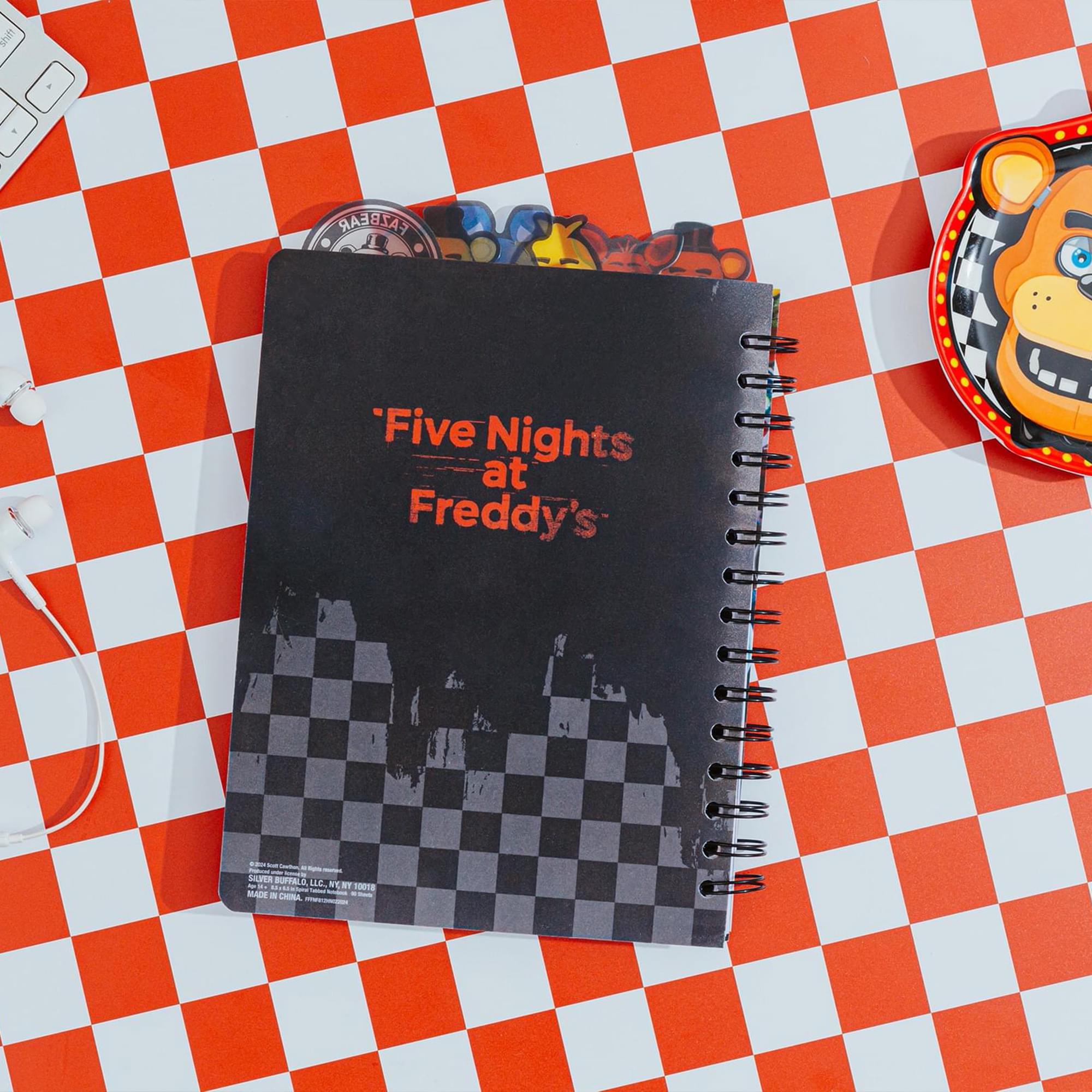 Five Nights At Freddy's: Special Delivery Party-Ready 6-Tab Spiral Notebook