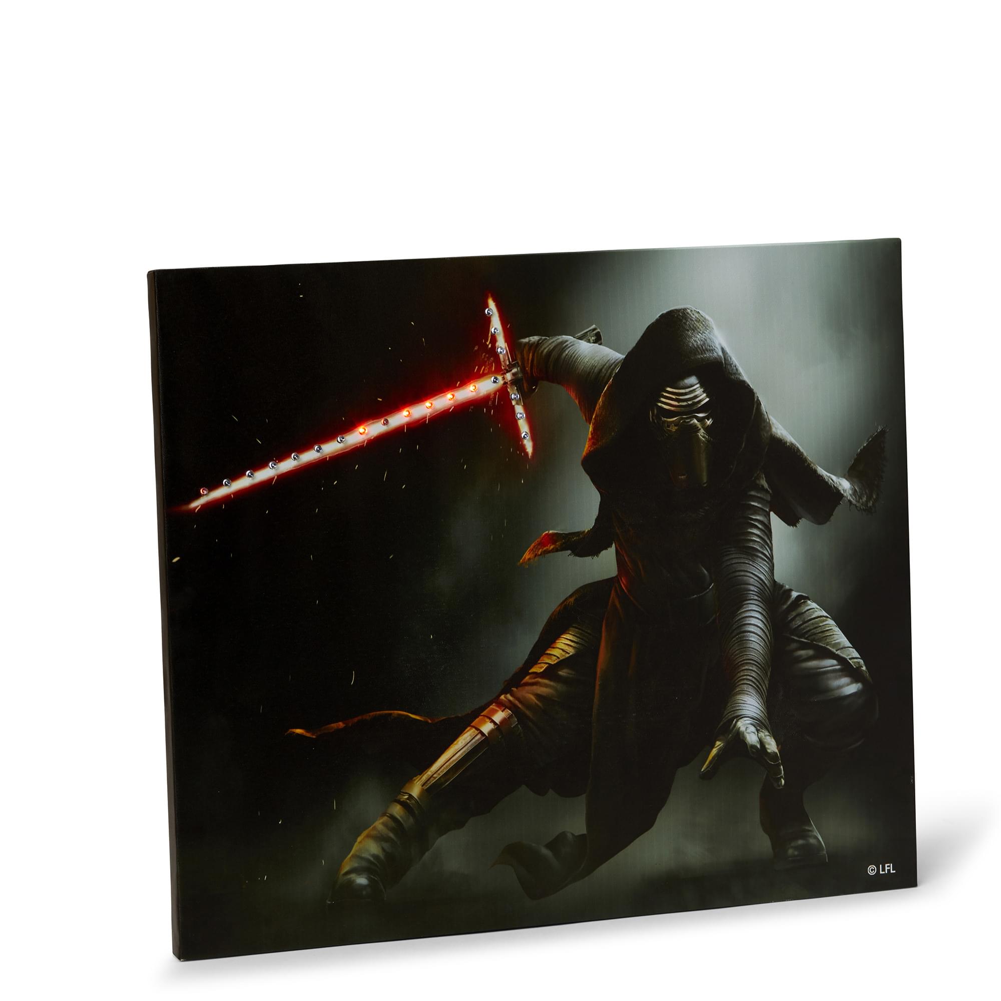 Illuminate Your Space with Kylo Ren Canvas Art