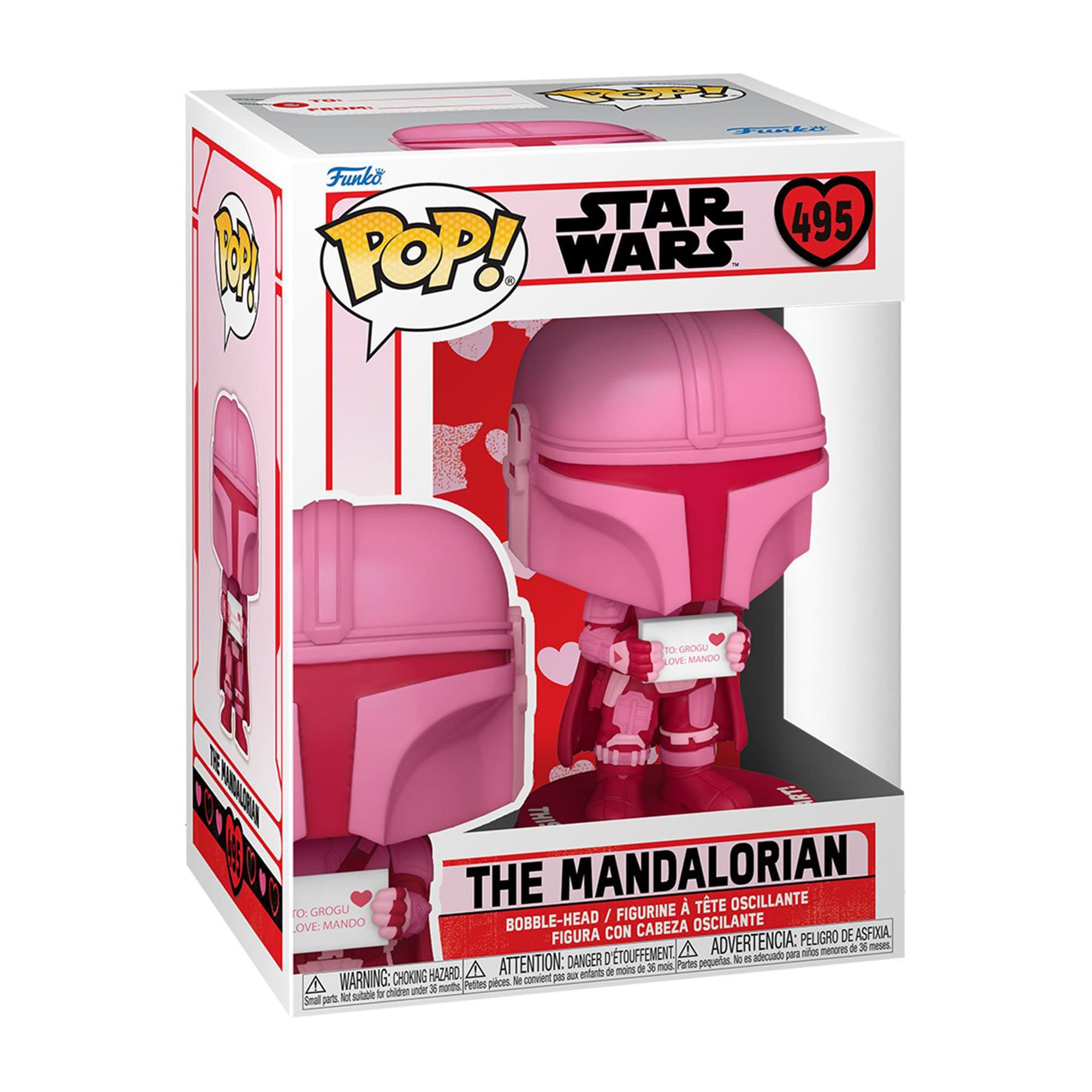 Get Your Hands on the Adorable Valentine's Edition Mandalorian with Grogu Star Wars Funko POP!