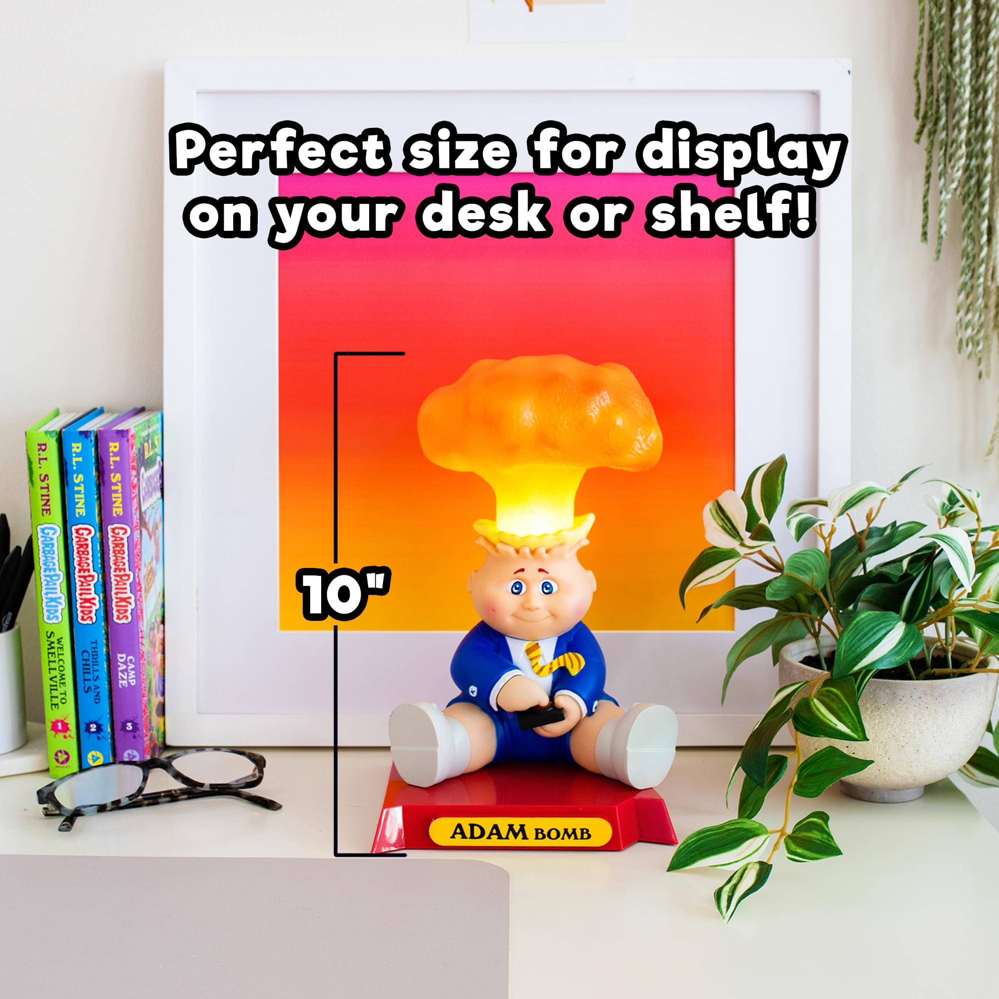 Garbage Pail Kids Adam Bomb 10-Inch Figural Mood Light - Blast Your Space with Nostalgia!