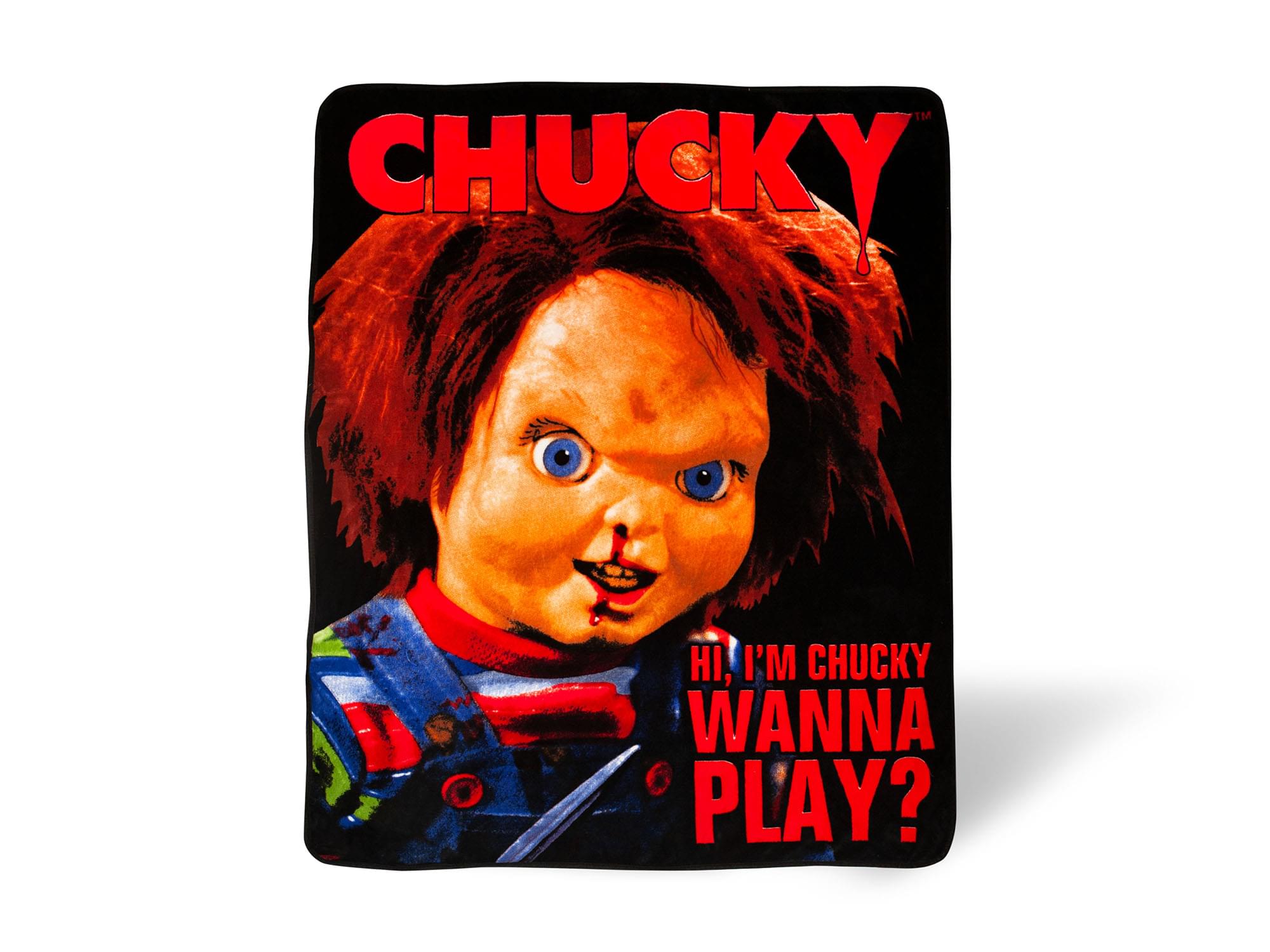 Chucky-Inspired Fleece Throw Blanket - 50 x 60 Inches