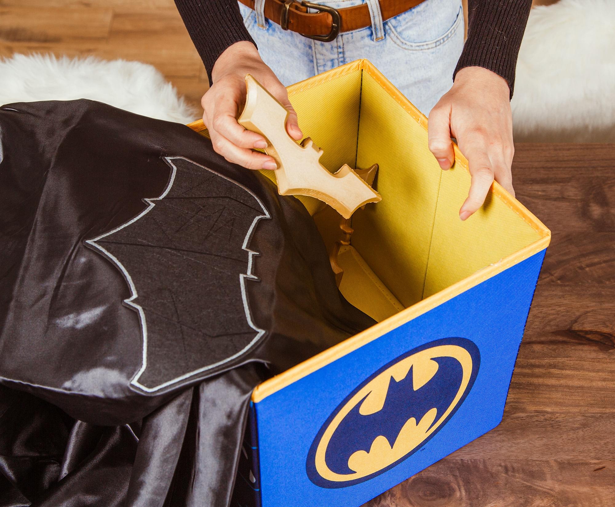 Epic DC Comics Batman Logo 11-Inch Storage Bin Cube Organizer