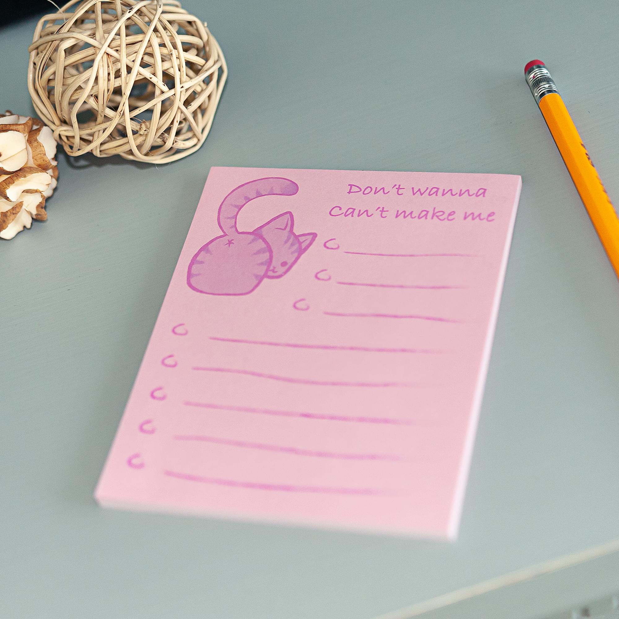 Purr-fectly Organized: Cat Bum Sticky Notes