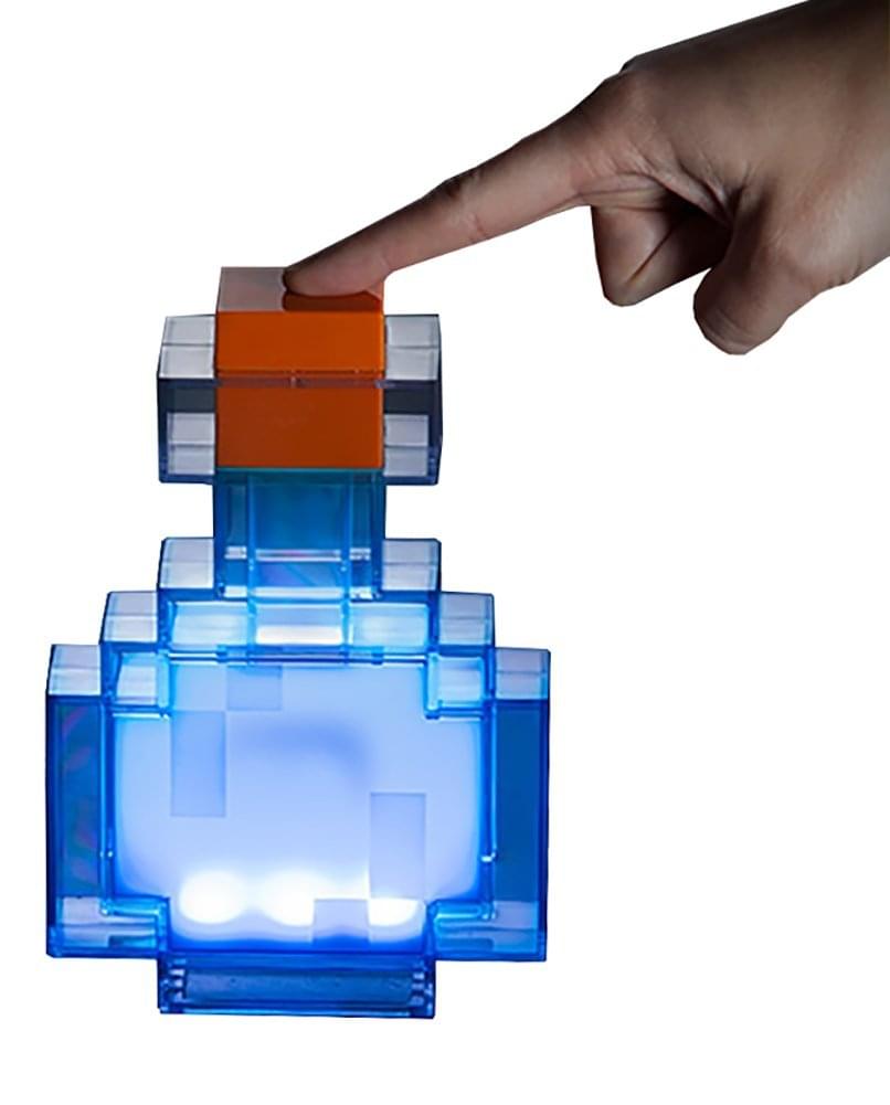 Enchanting Minecraft Potion Bottle Color-Changing LED Desk Lamp - Your Gaming Room's New Glow! 7 Inch Night Light