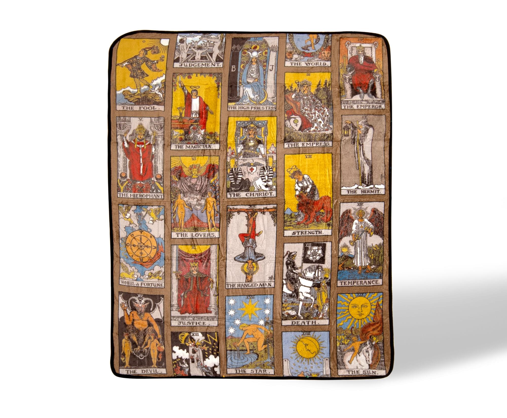 Mystical Tarot Card 45 x 60 Inch Fleece Comfort Throw Blanket