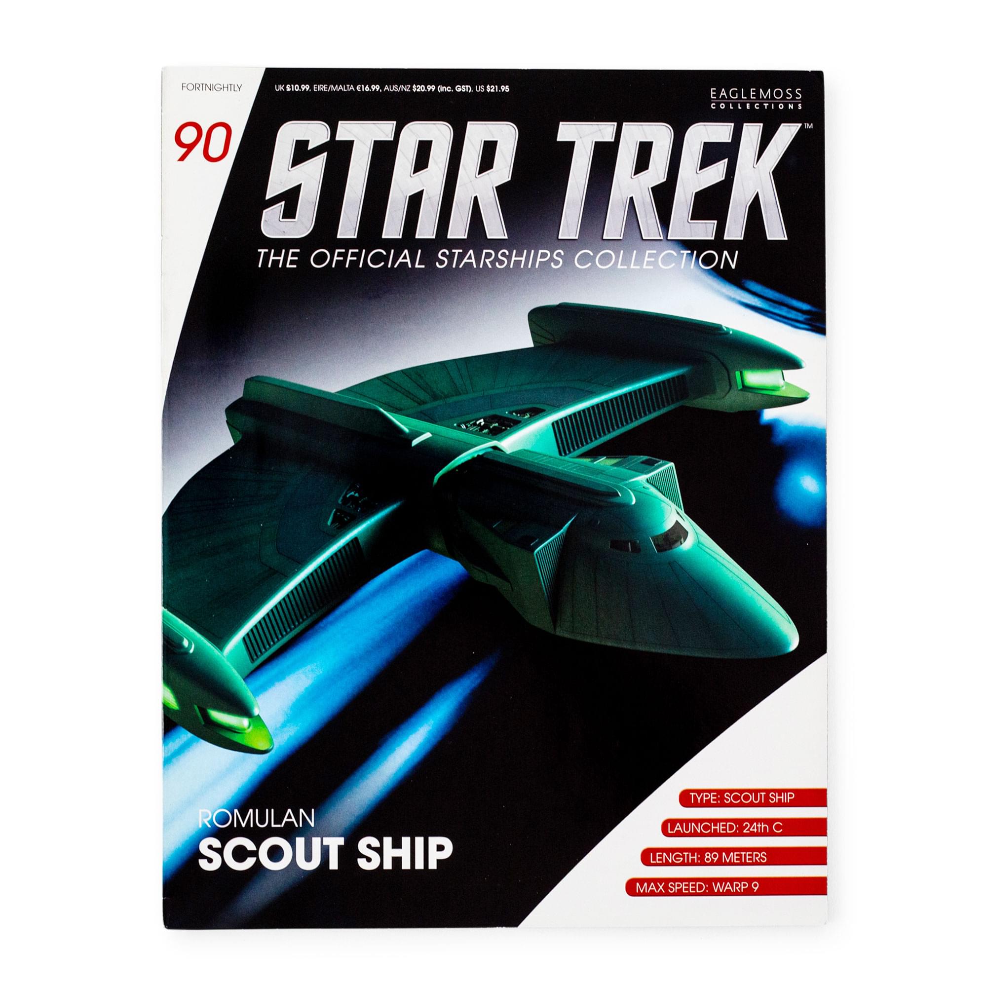 Eaglemoss Star Trek: Unveil the Mysterious Romulan Scout Ship Magazine