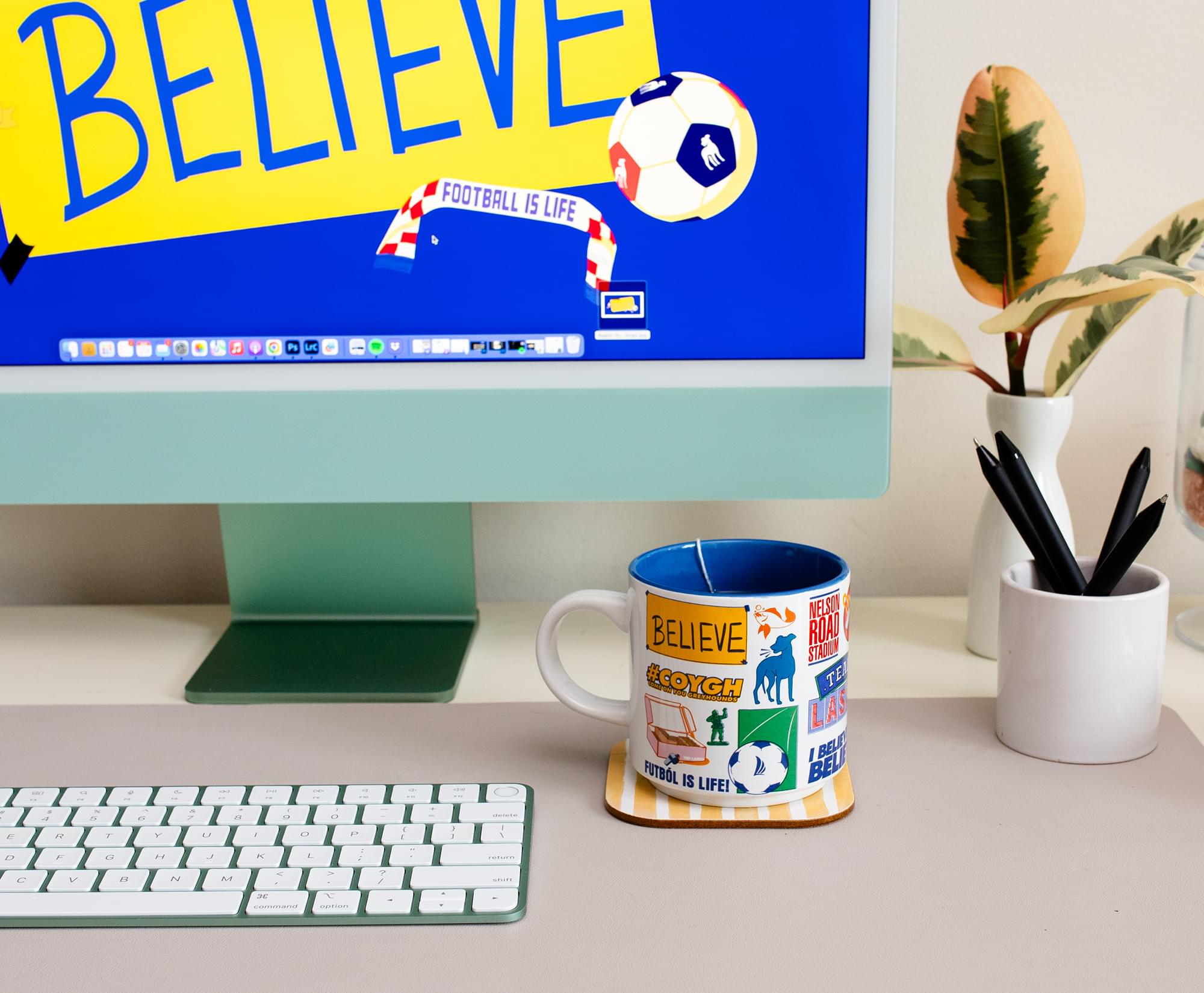 Inspiring Ted Lasso Ceramic Mug - 13 Oz Cheers