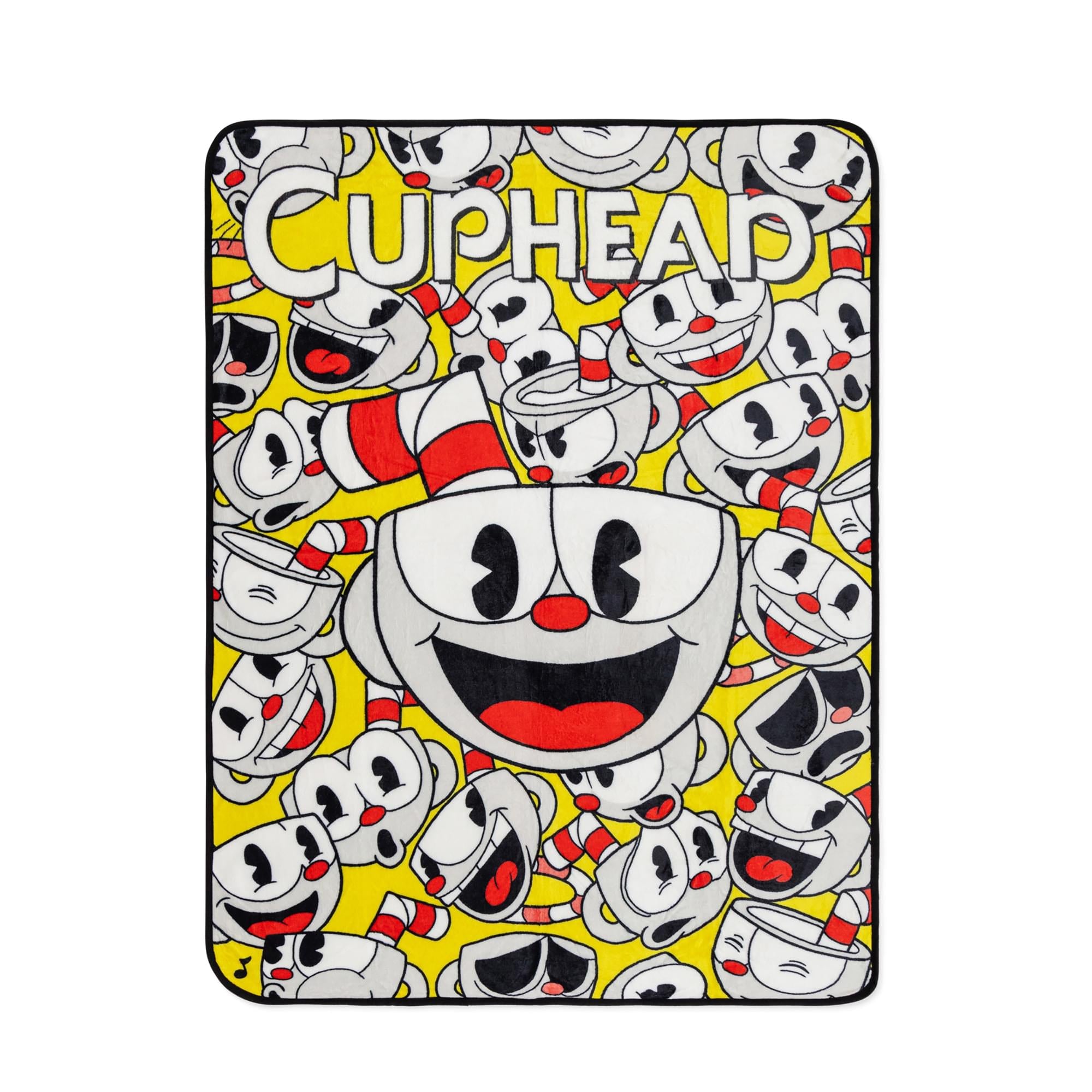 Cuphead Expressions Fleece Throw - 45 x 60 Inches