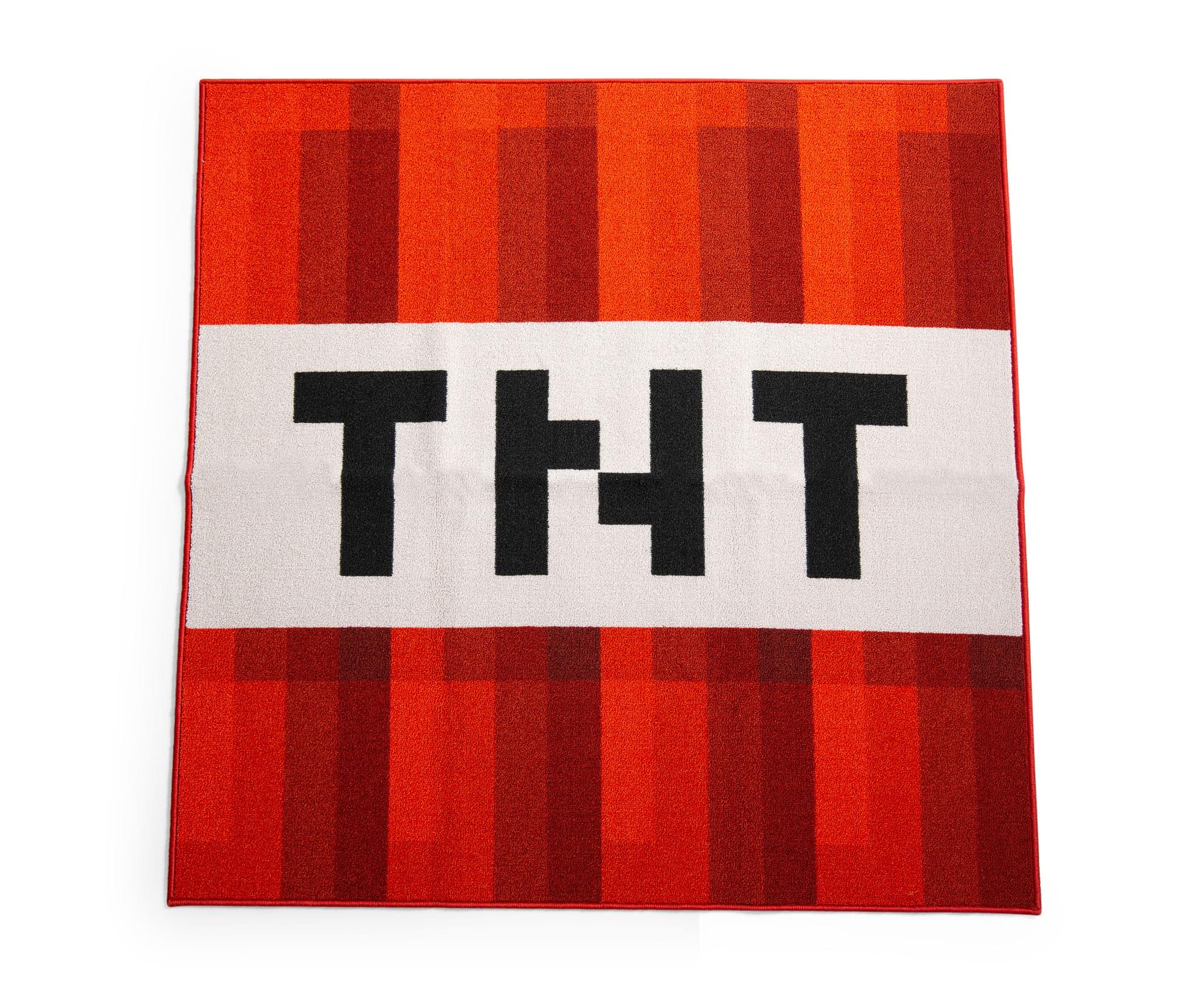 Epic Minecraft Red TNT Block 52-Inch Square Area Rug