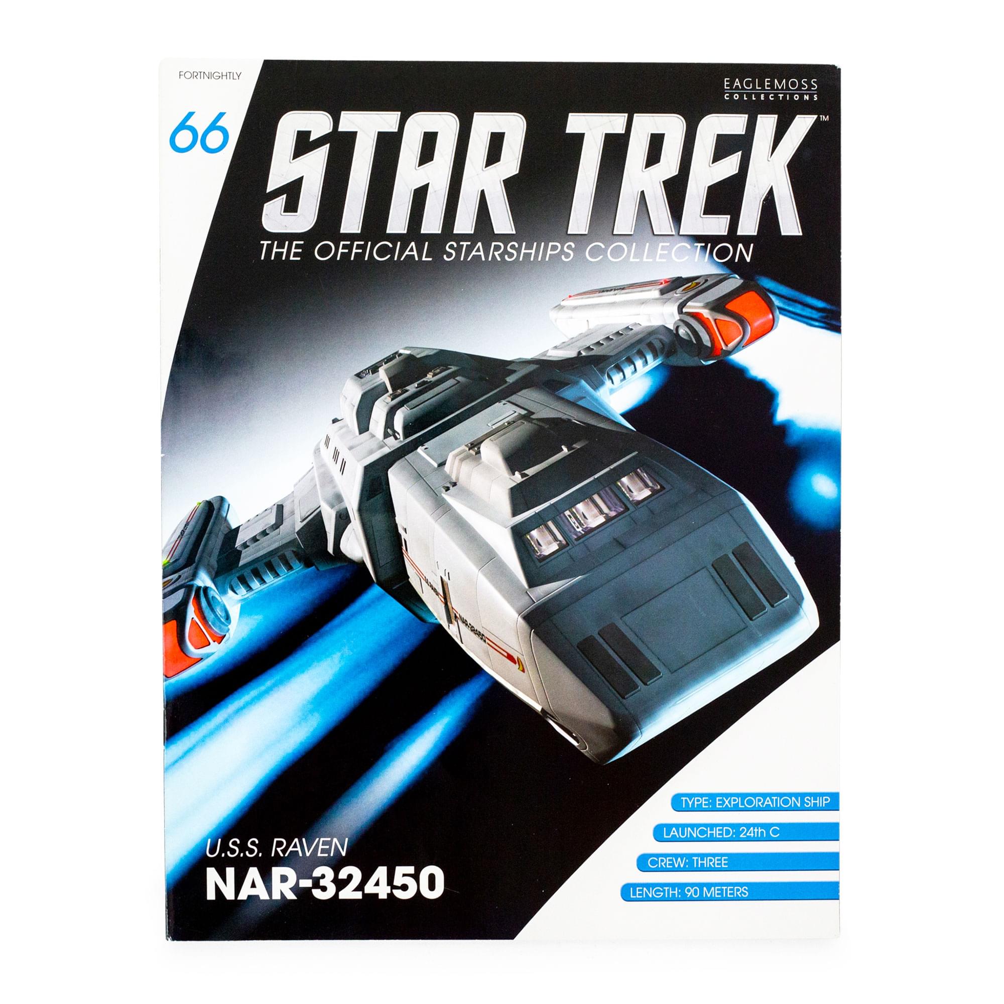 Eaglemoss Star Trek USS Raven NAR-32450 Magazine Issue #66: A Galactic Adventure Awaits!