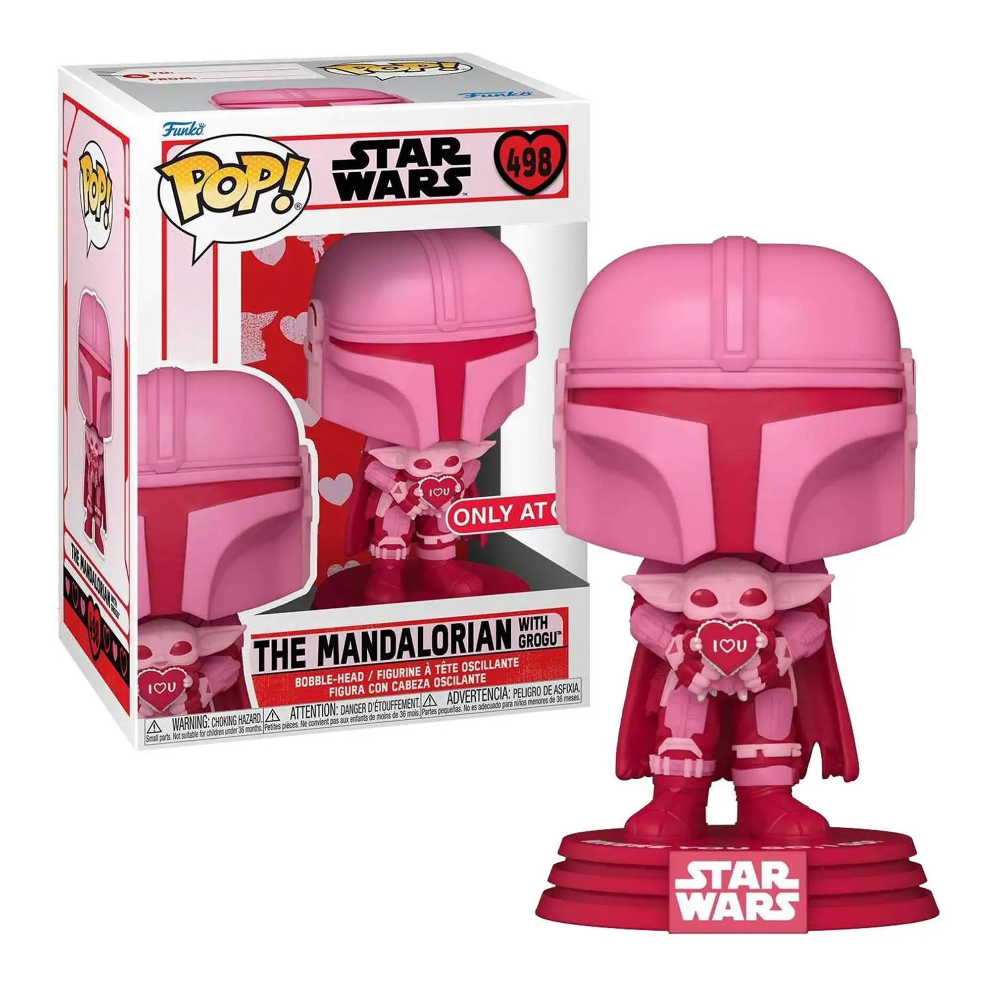 Get Your Hands on the Adorable Valentine's Edition Mandalorian with Grogu Star Wars Funko POP!