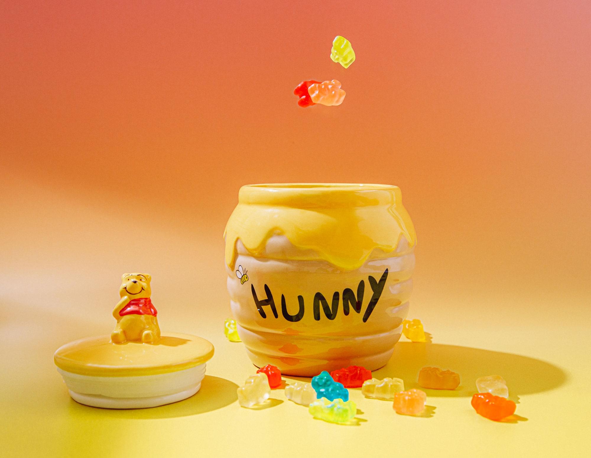 Enchanting Disney Winnie the Pooh Hunny Pot Ceramic Snack Jar - 6 Inches of Sweetness