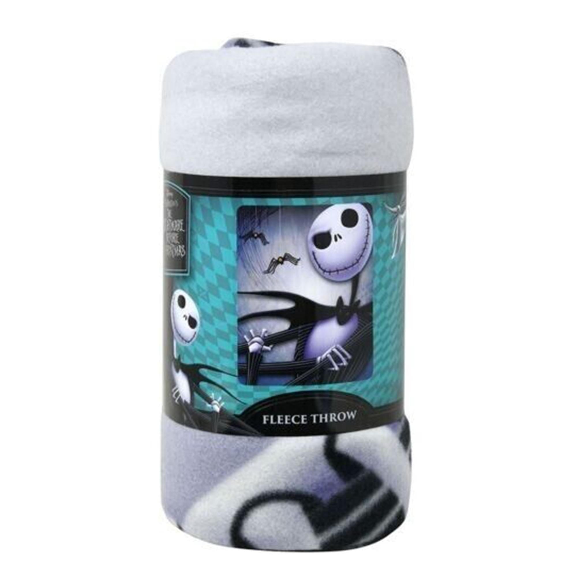 Enchanting Jack Skellington 45 x 60 Inch Fleece Throw Blanket for Year - Round Halloween and Christmas Vibes
