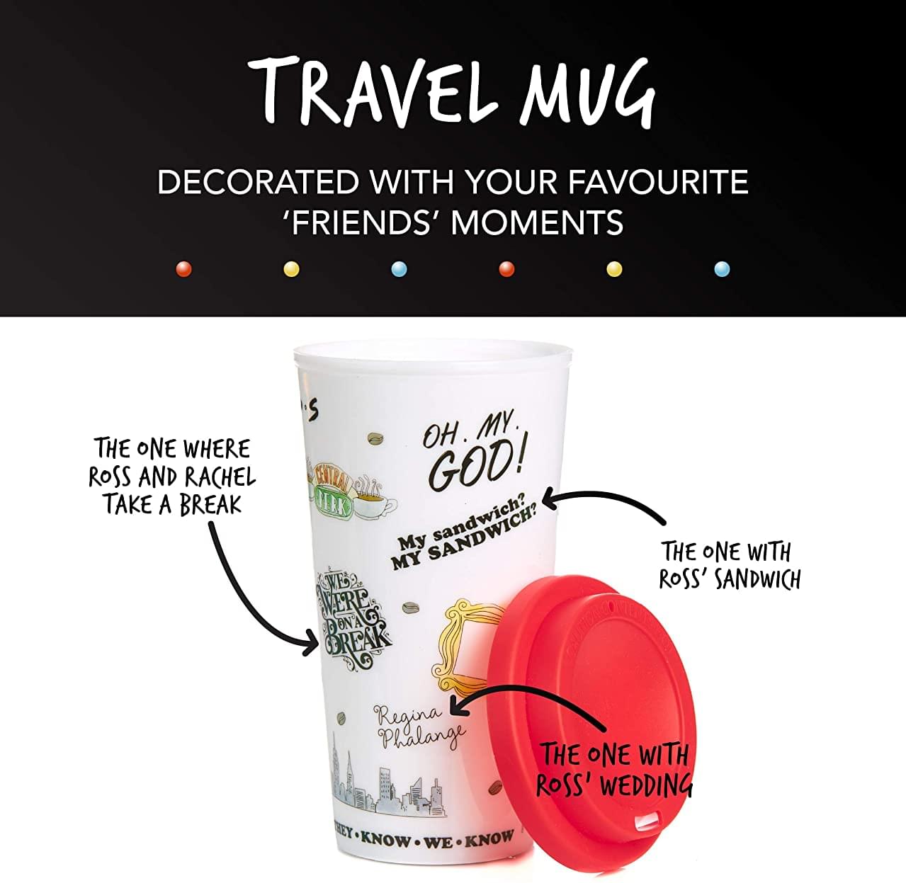 Friends Central Perk 15oz TV Show-Inspired Travel Mug