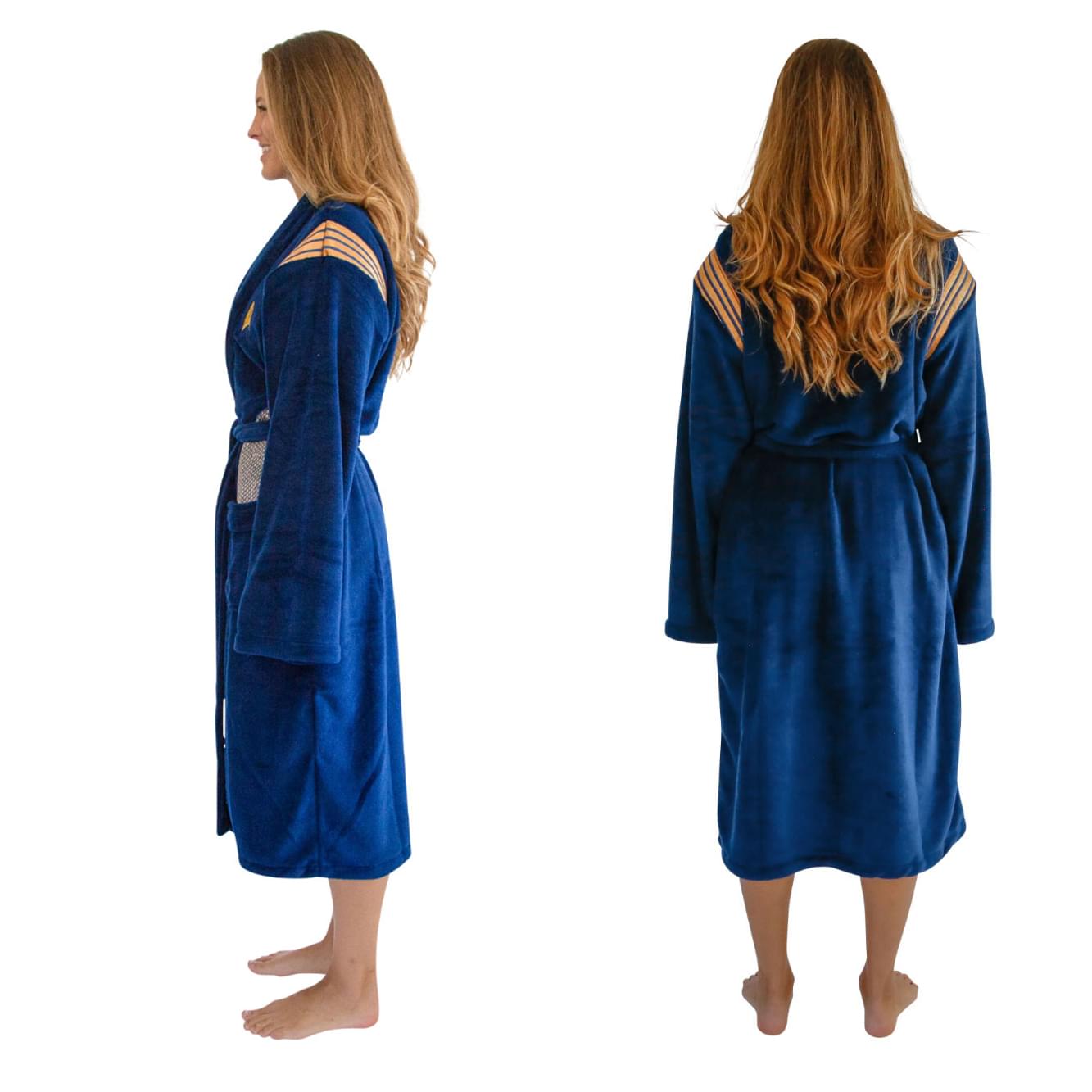 Discover the Cosy Star Trek Adult Bathrobe - One Size Fits Most