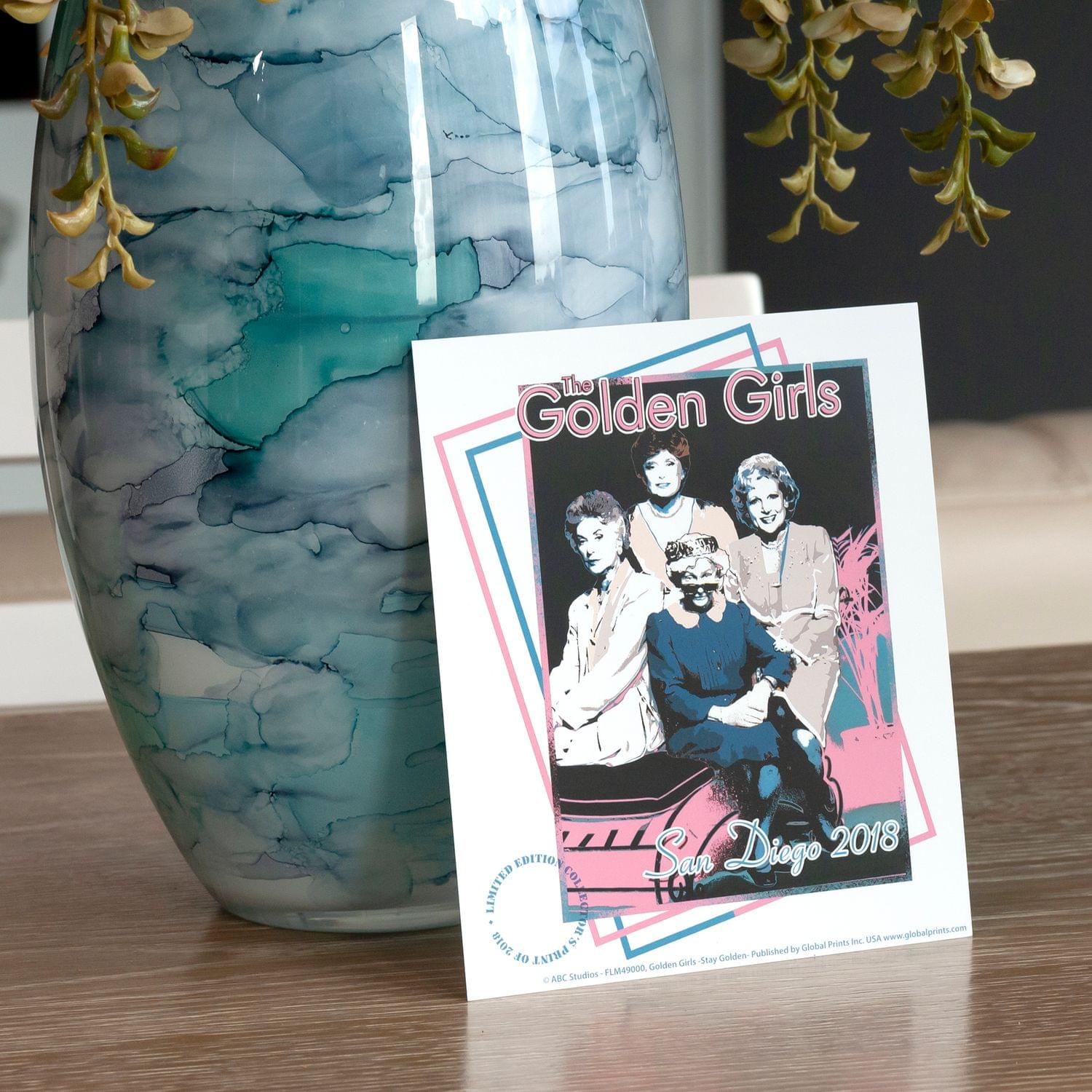 SDCC 2018 Exclusive: The Golden Girls 7 x 6 Print Poster