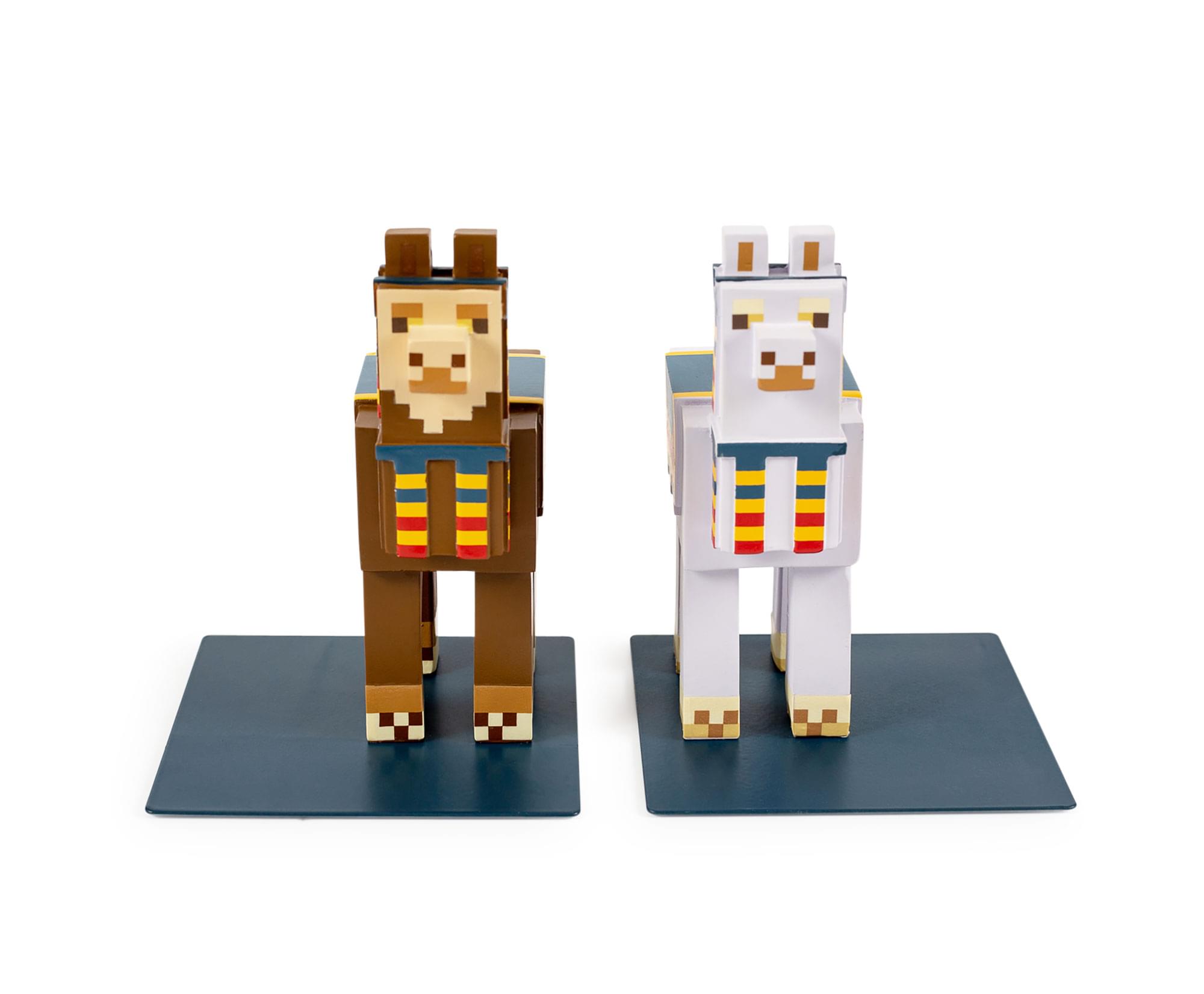 Unleash Your Minecraft Adventure with 6-Inch Llama Bookends - Set of 2