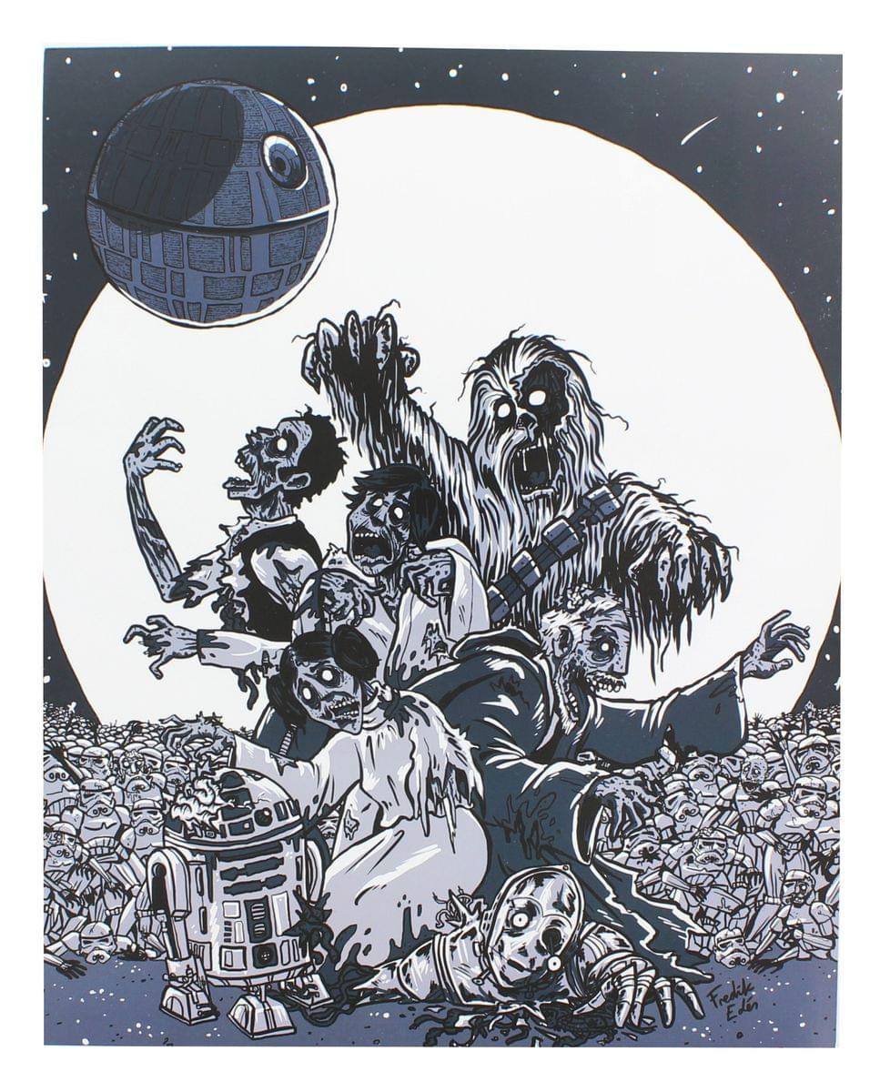Epic Star Wars Zombie 8x10 Art Print - Nerd Block Exclusive by Fredrik Eden