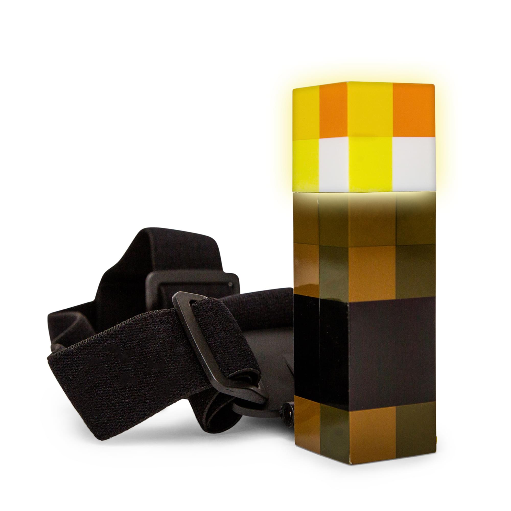 Minecraft Brownstone Torch Headlamp - Light Up Your Adventures