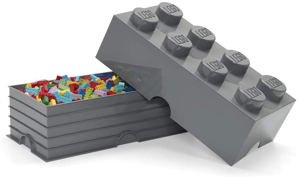 LEGO Storage Brick 8 | Dark Stone Grey - The Ultimate LEGO Storage Solution