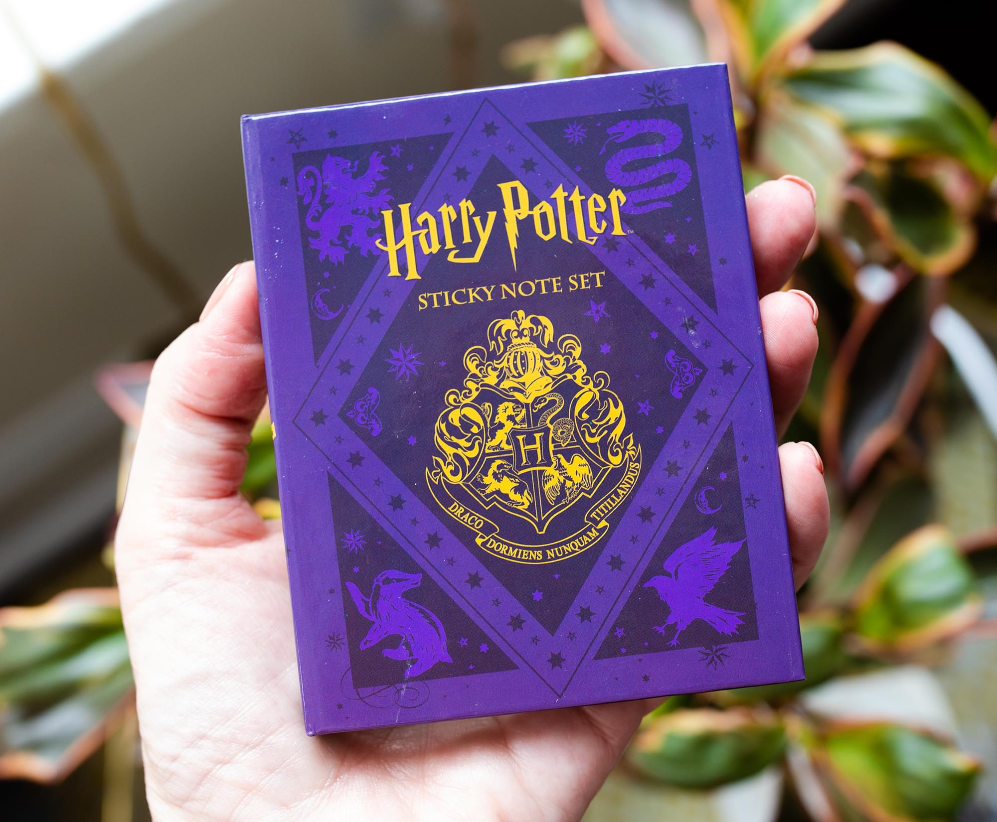 Harry Potter Hogwarts Crest Sticky Notes & Tabs Box Set - A Wizarding Organization Essential