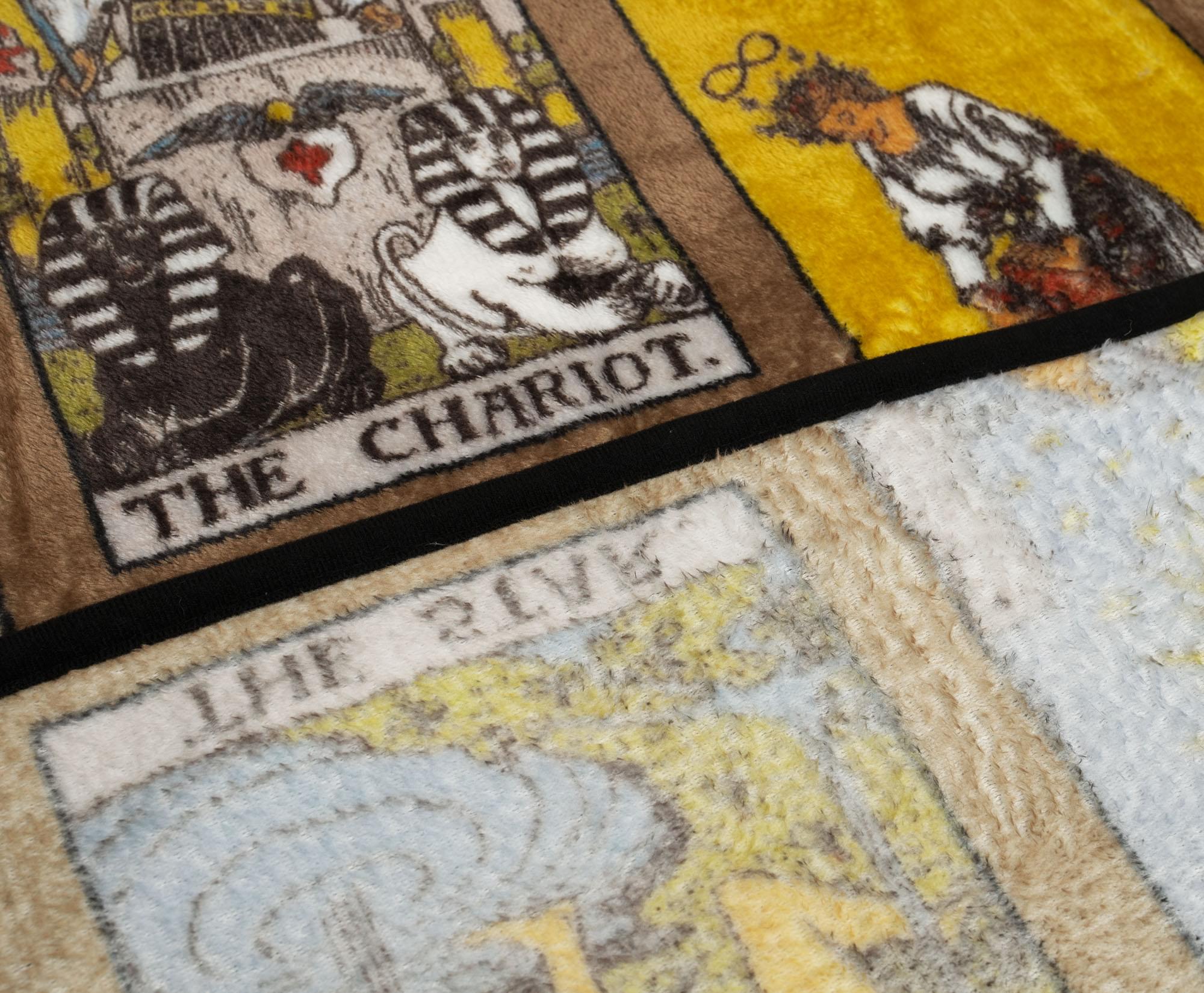Mystical Tarot Card 45 x 60 Inch Fleece Comfort Throw Blanket