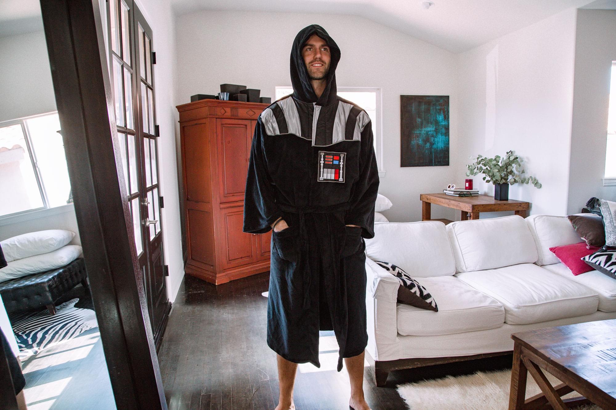 Embrace the Dark Side with Our Star Wars Darth Vader Hooded Bathrobe for All
