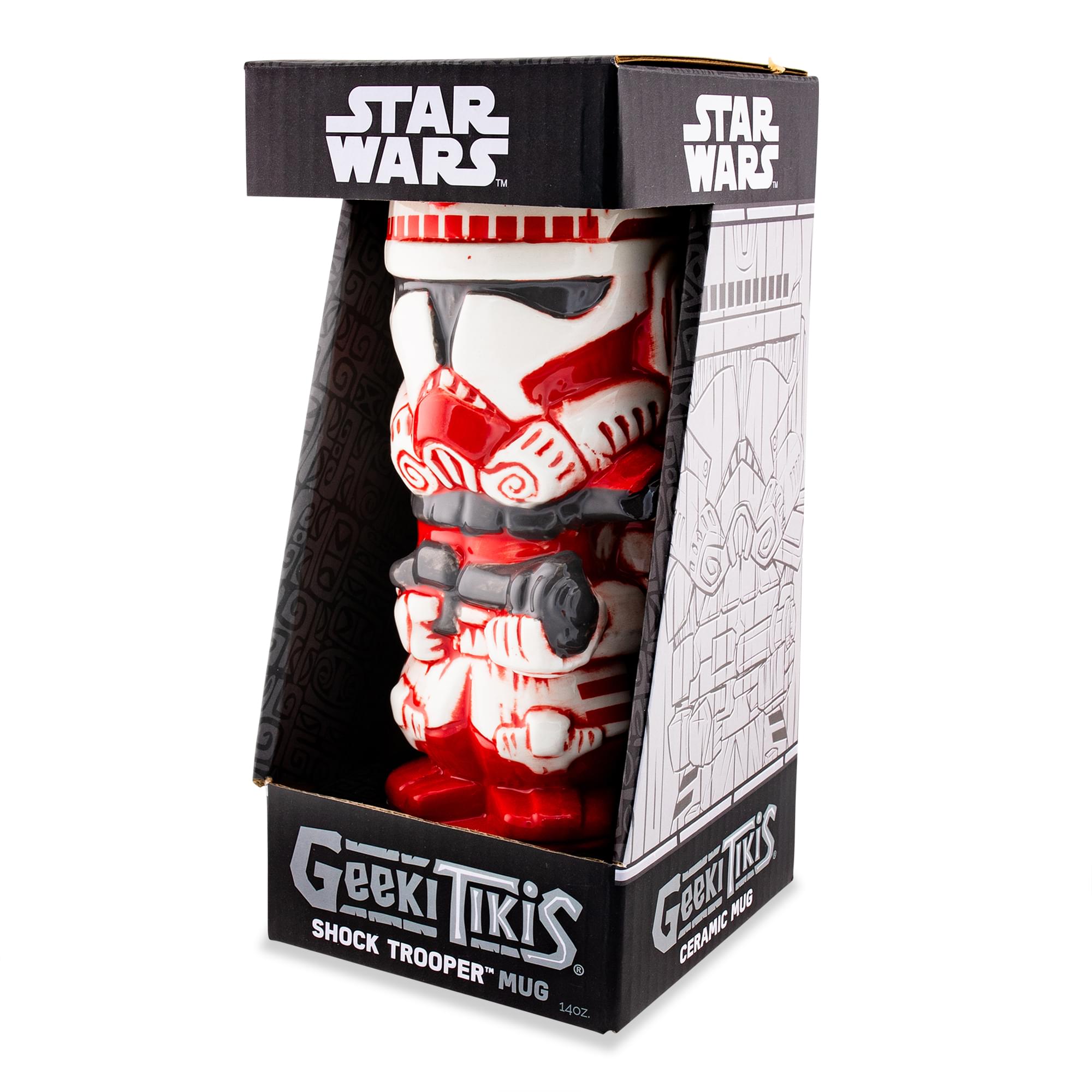 Geeki Tikis Star Wars Shock Trooper Ceramic Mug - 14 Oz