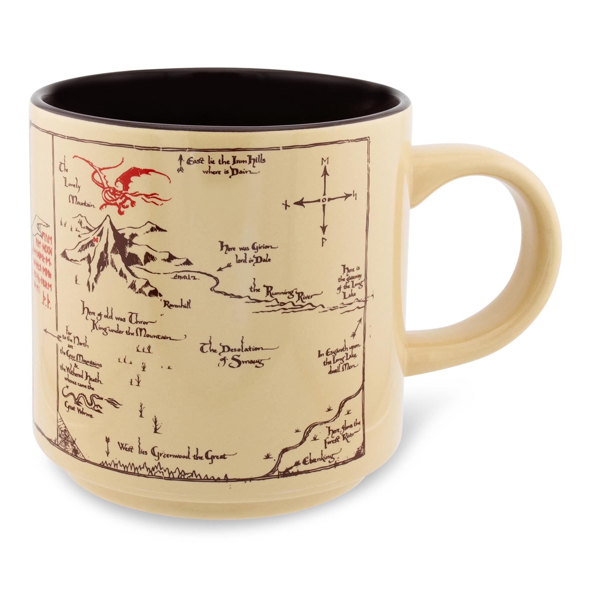 The Hobbit - Inspired Shire Map Ceramic Mug (13 Ounces)