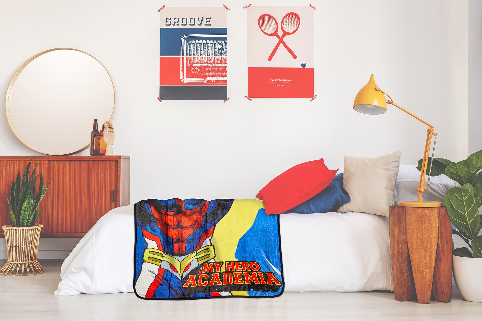 Epic My Hero Academia All Might Large Fleece Throw Blanket - 60x45 Inches